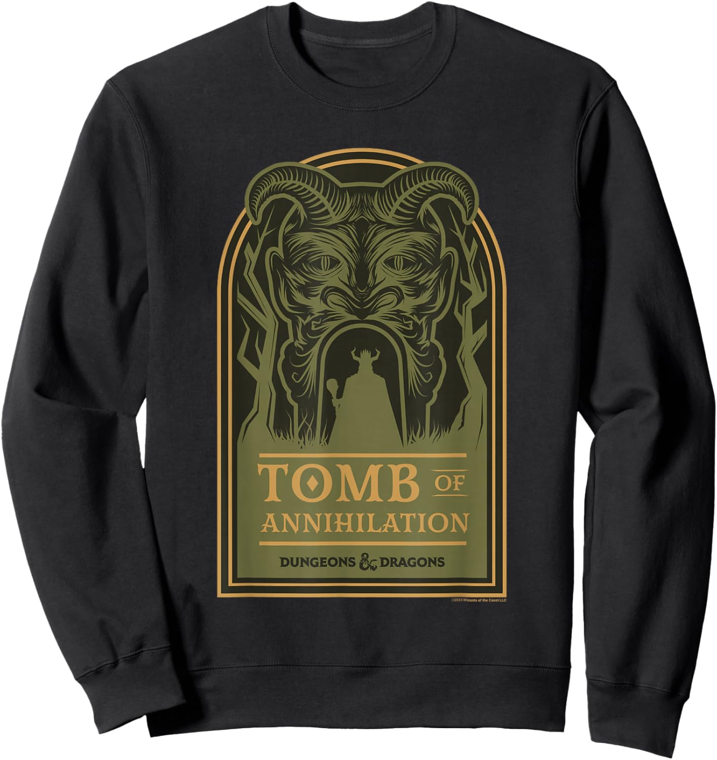 Dungeons & Dragons Tomb Of Annihilation Acererak Cover Sweatshirt - Sweatshirt | Black