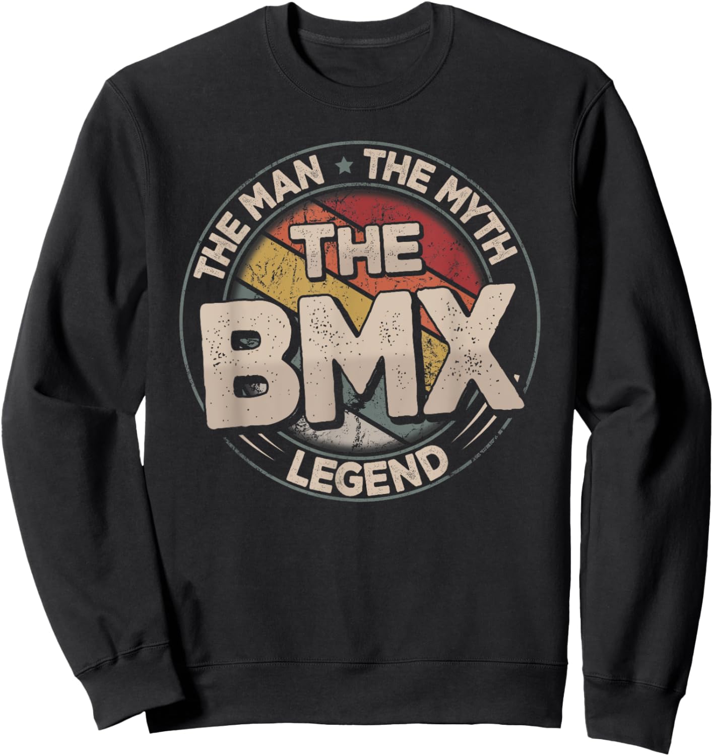 The BMX Legend Retro Bike Men BMX Sweatshirt - Sweatshirt | Black