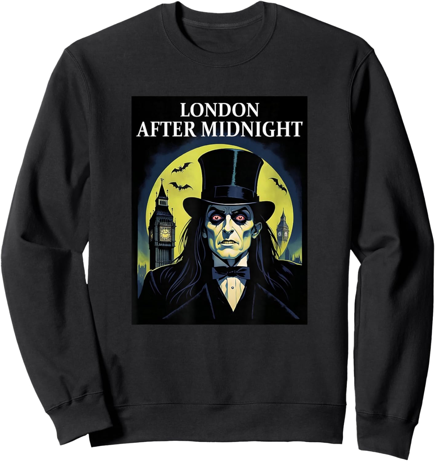 London After Midnight Artwork Sweatshirt - Sweatshirt | Black