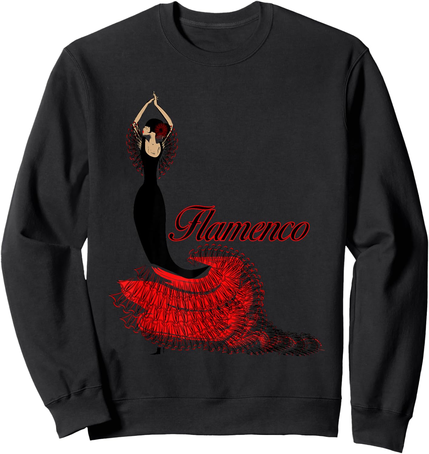 Flamenco dancer 2 - Spain Sweatshirt - Sweatshirt | Black