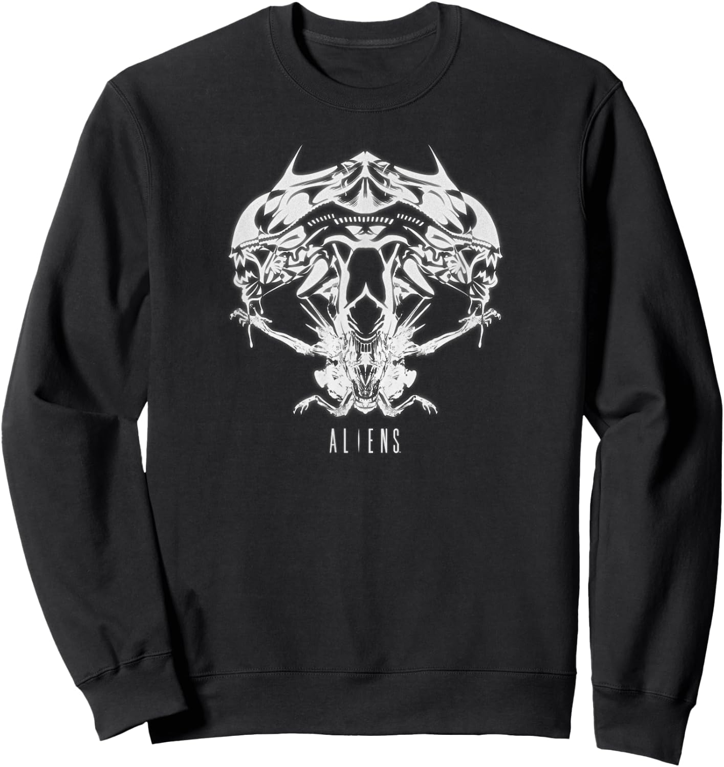 Aliens Xenomorph 80s Movie Sweatshirt - Sweatshirt | Black
