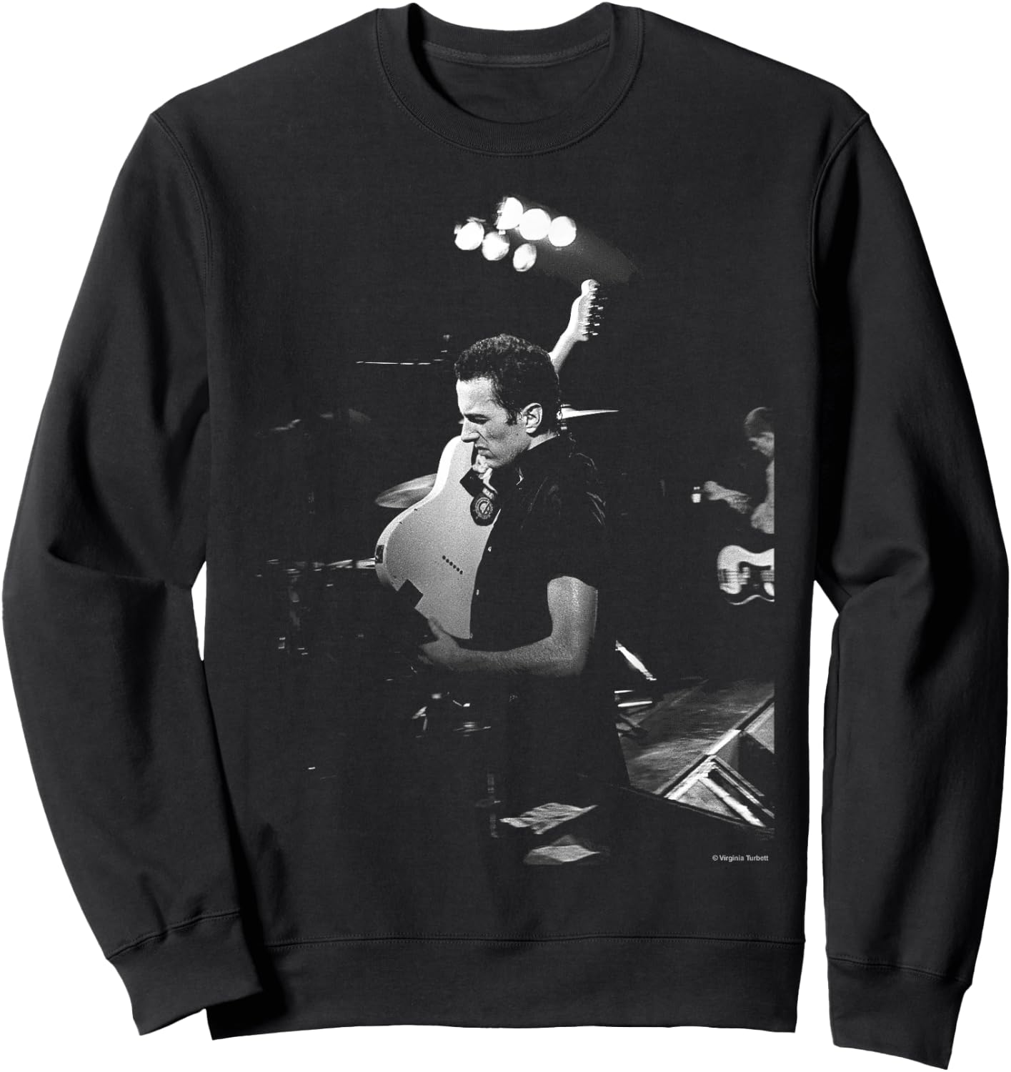 The Clash Joe Strummer at The Palais by Virginia Turbett Sweatshirt - Sweatshirt | Black