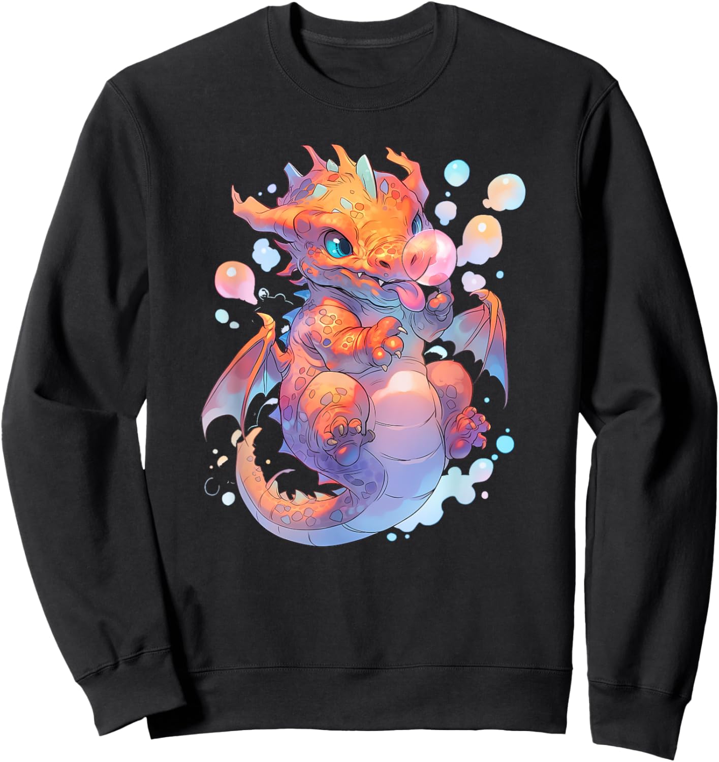 Cute Dragon funny Dragon lover baby Sweatshirt - Sweatshirt | Black