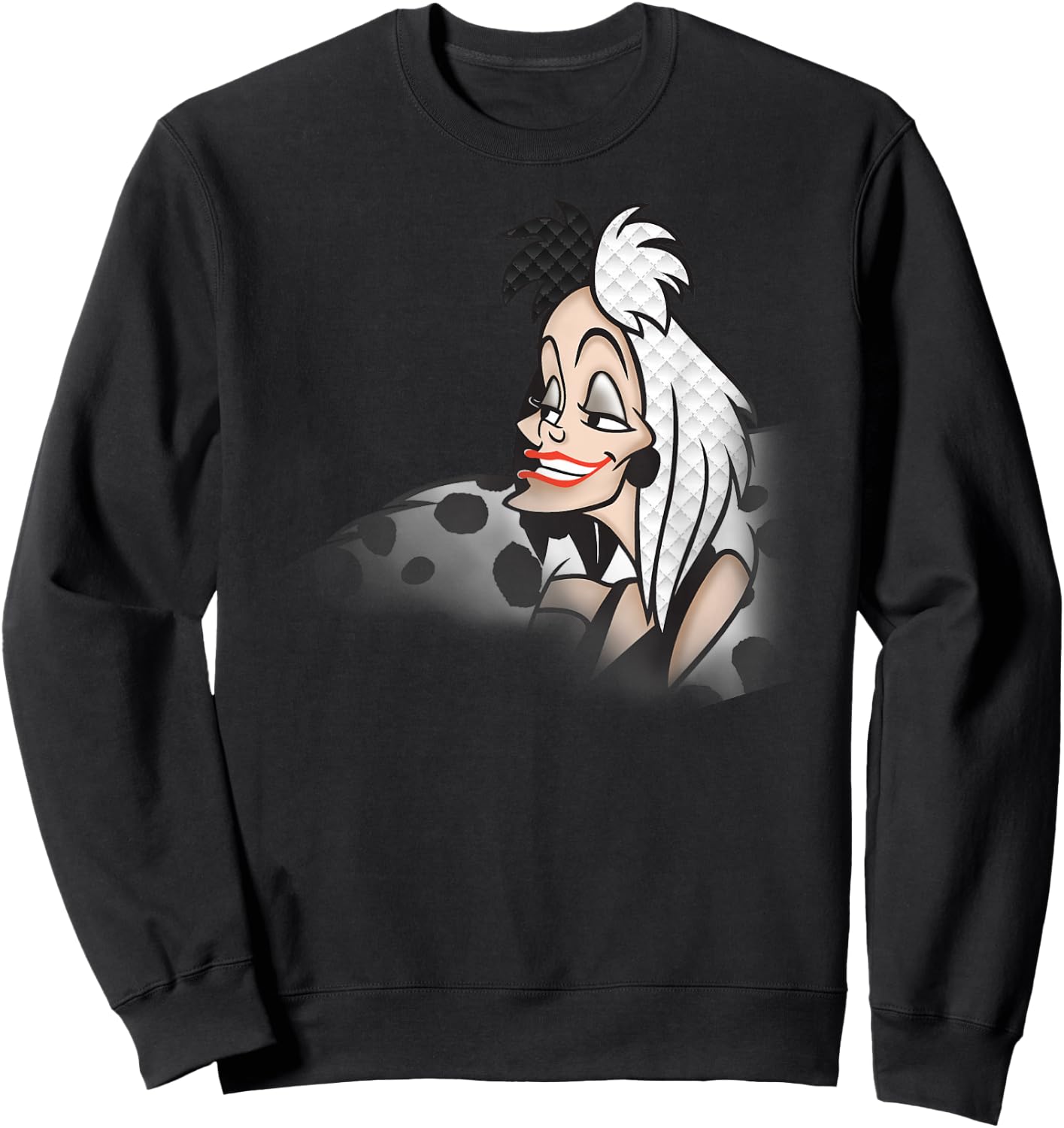 101 Dalmatians - Evil Cruella Sweatshirt - Sweatshirt | Black