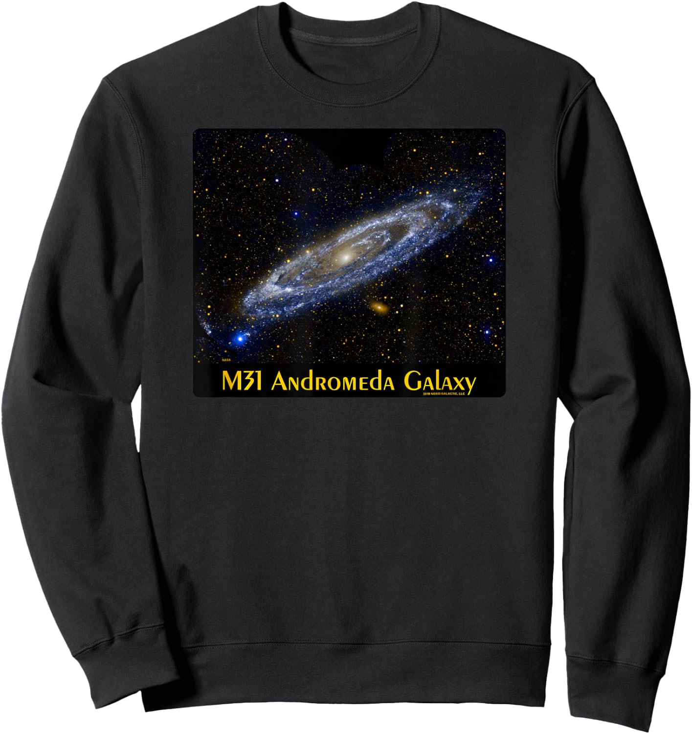 M31 The Andromeda Galaxy Astronomy Shirt Sweatshirt - Sweatshirt | Black