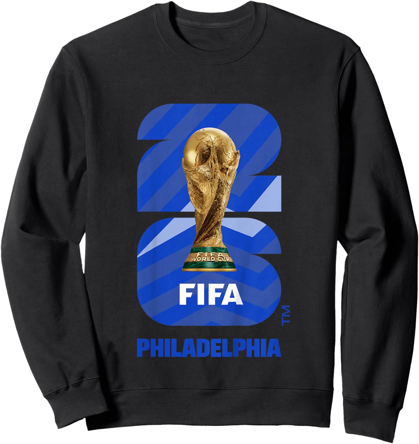 Kids FIFA World CUP26 Philadelphia Trophy Color Sweatshirt - Sweatshirt | Black