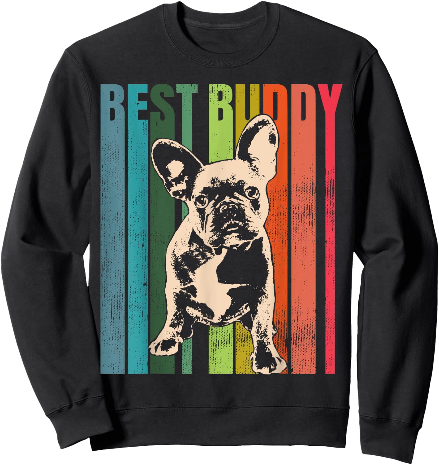 French Bulldog Frenchie Dog Sweatshirt - Sweatshirt | Black