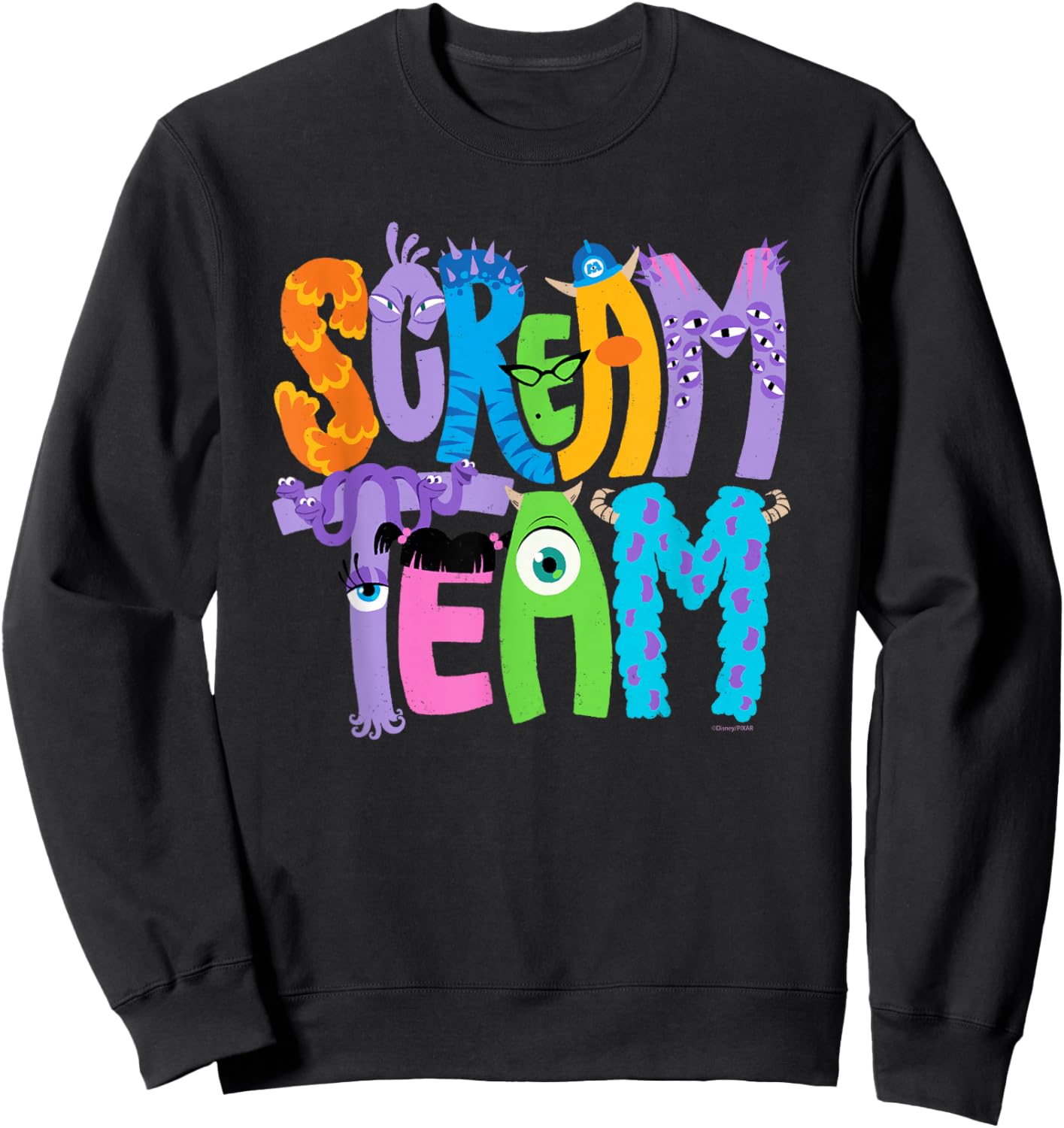 Disney and Pixar’s Monsters, Inc. Scream Team Halloween Sweatshirt - Sweatshirt | Black