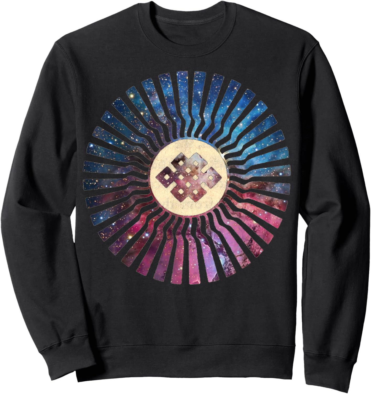 Shambhala Great Eastern Sun - Tibetan Buddhist Enlightenment Sweatshirt - Sweatshirt | Black