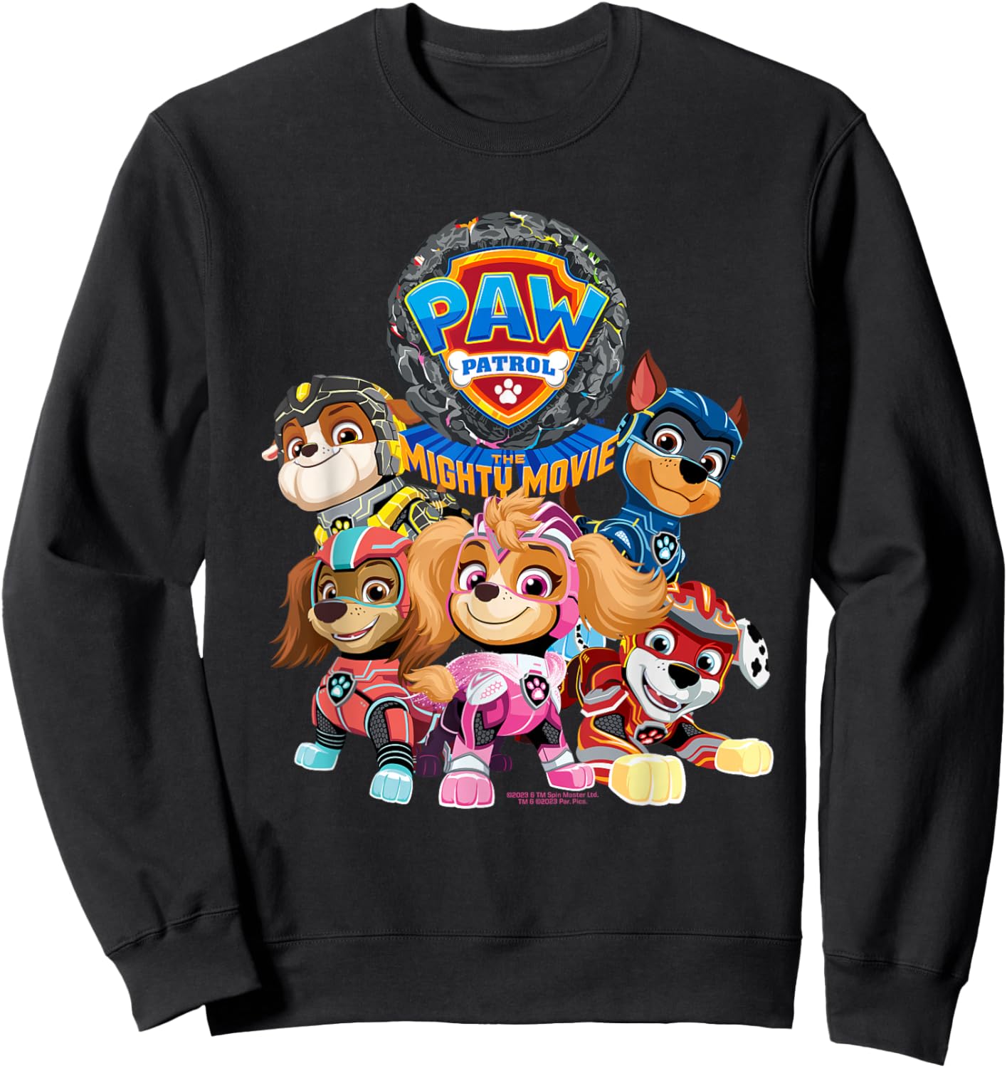 PAW Patrol: The Mighty Movie Group Sweatshirt - Sweatshirt | Black