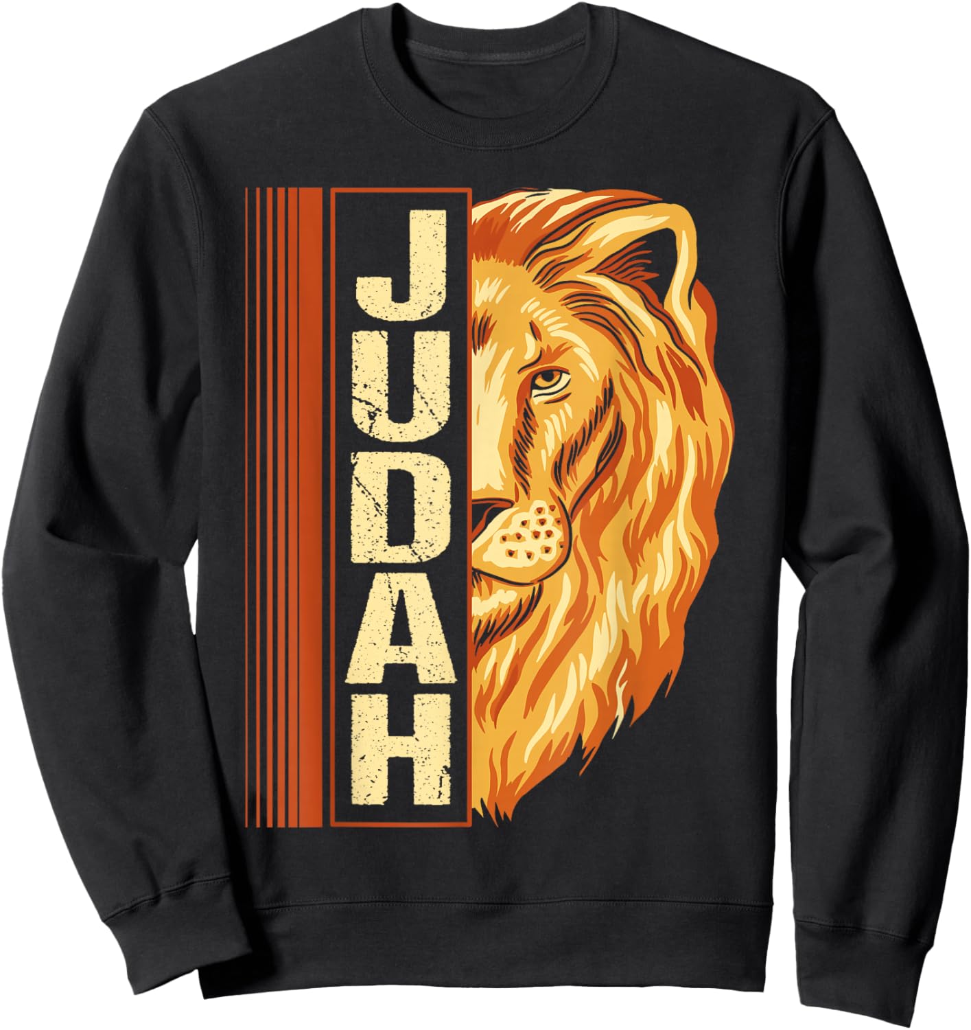 Lion of Judah Lion Hebrew Israelites jewish Sweatshirt - Sweatshirt | Black