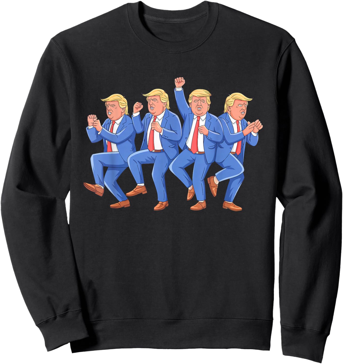 Donald Trump Dance 4th of July Trump 2025 Sweatshirt - Sweatshirt | Black