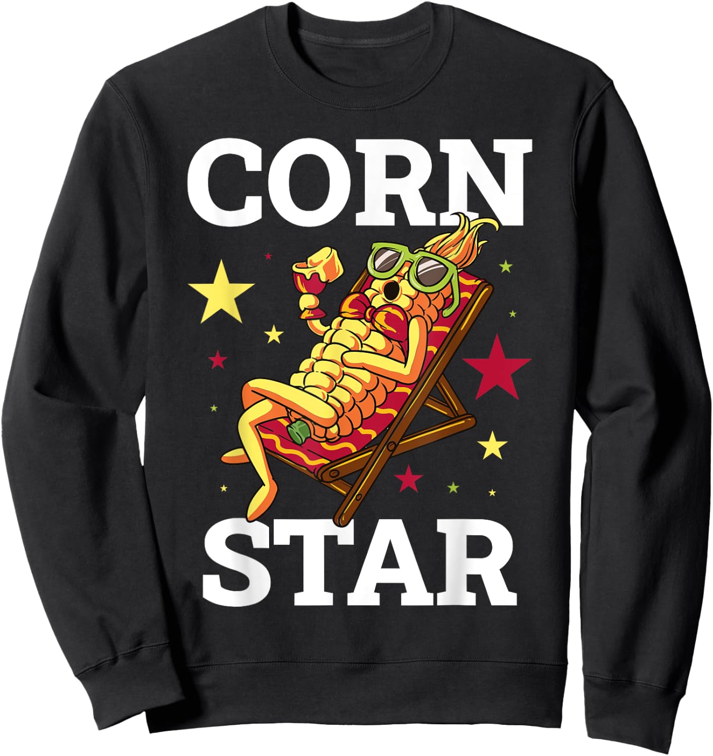 Corn Star Sweatshirt - Sweatshirt | Black