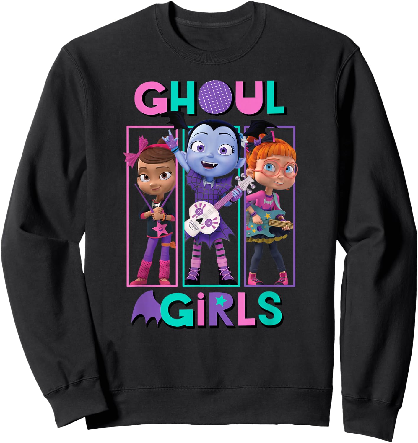 Disney - Vampirina Ghoul Girls Trio Sweatshirt - Sweatshirt | Black