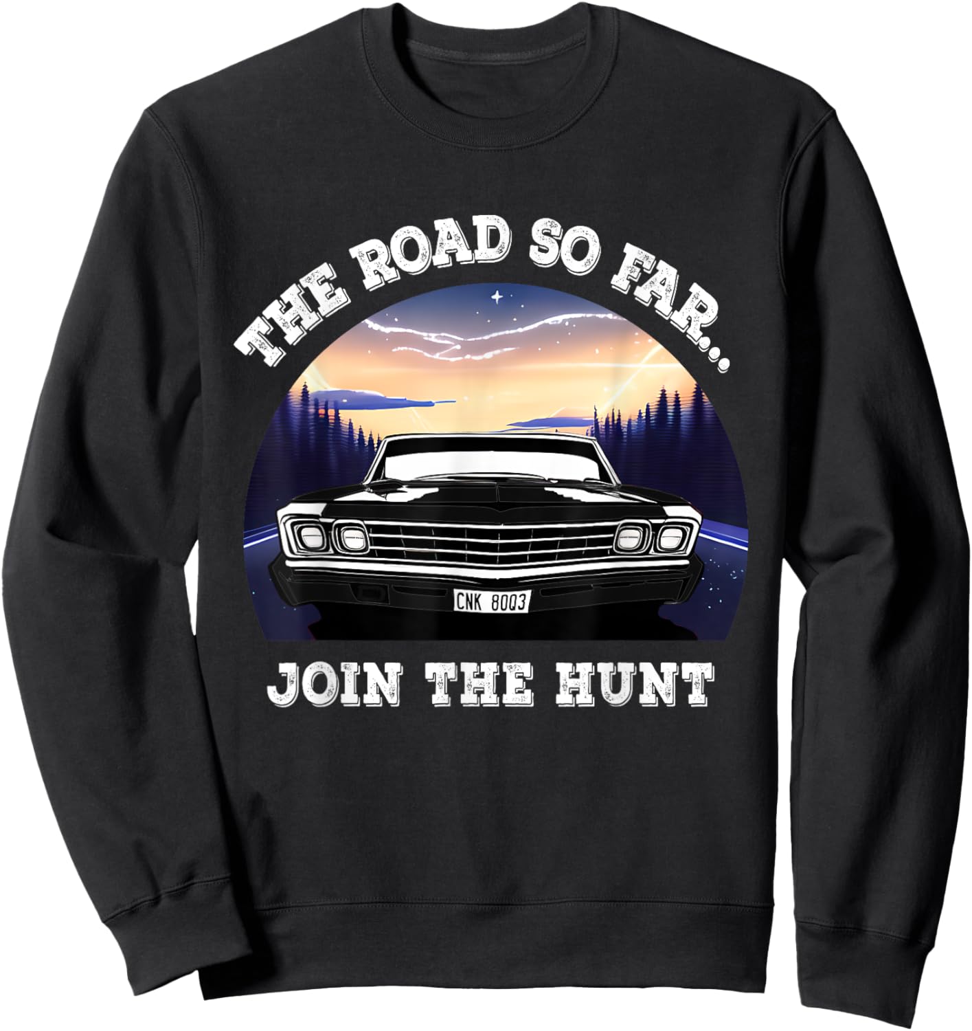The Road So Far SPN Sweatshirt - Sweatshirt | Black