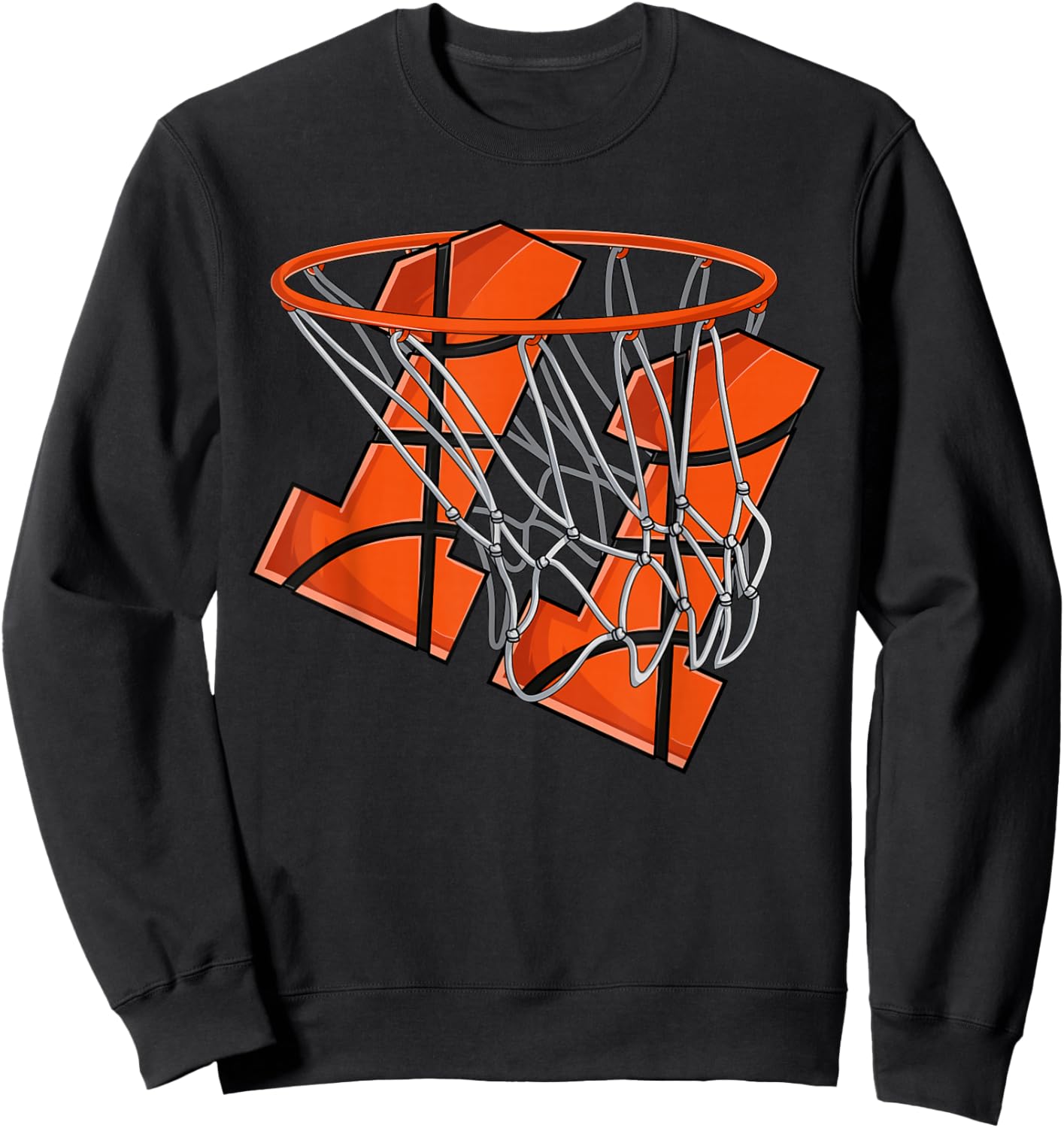11th Birthday Basketball Shirt Kids, Boys 11 Year Old Sweatshirt - Sweatshirt | Black