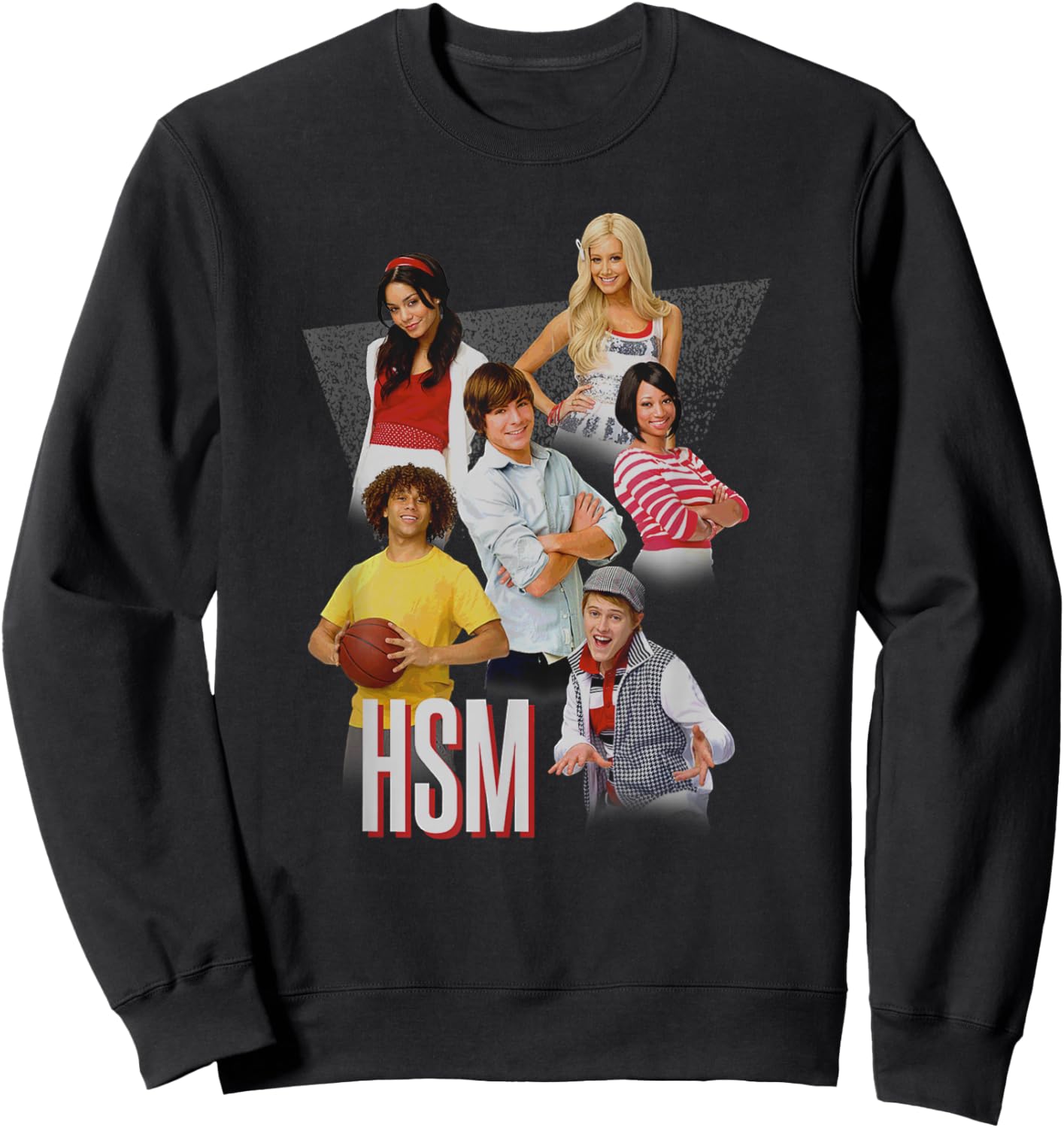 Disney High School Musical The Series HSM Vintage Group Shot Sweatshirt - Sweatshirt | Black