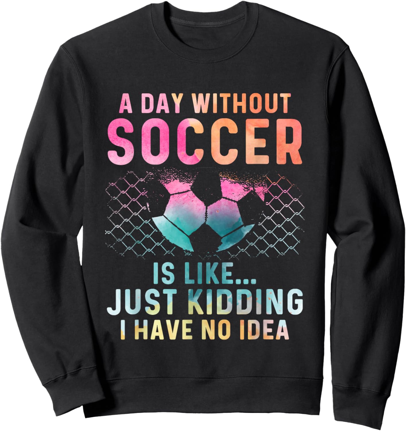 Soccer Player For Girl Goalkeeper Kick Sister Mother Sweatshirt - Sweatshirt | Black
