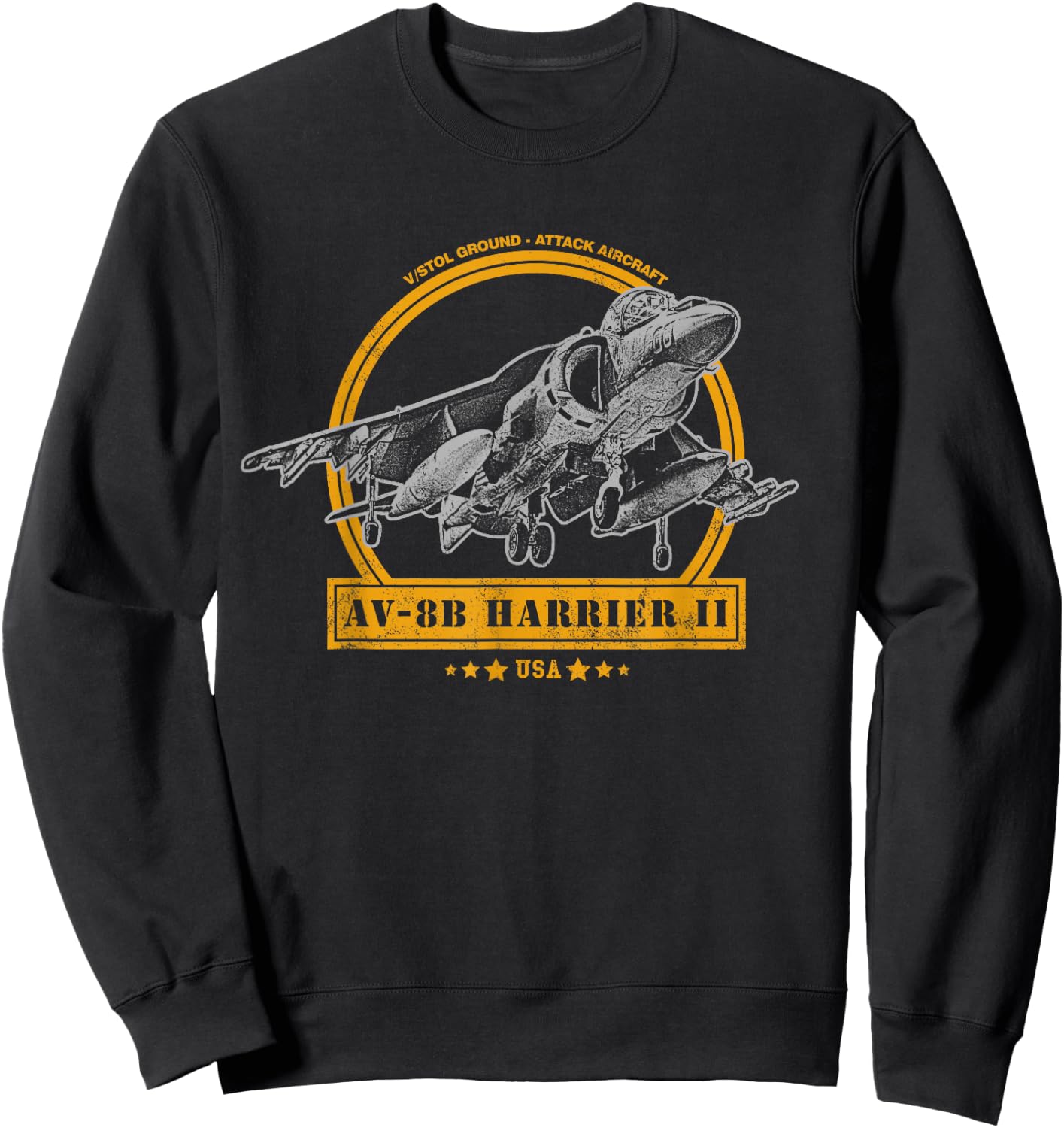 AV8B Harrier II Sweatshirt - Sweatshirt | Black