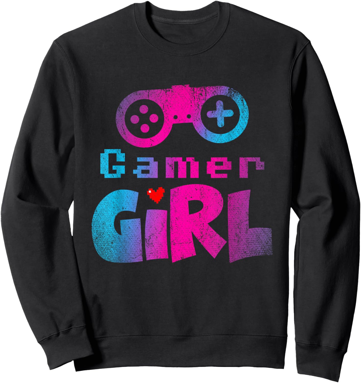 Video Game Nerd E Sport Gaming Girl Gamer Gift Gamer Sweatshirt - Sweatshirt | Black