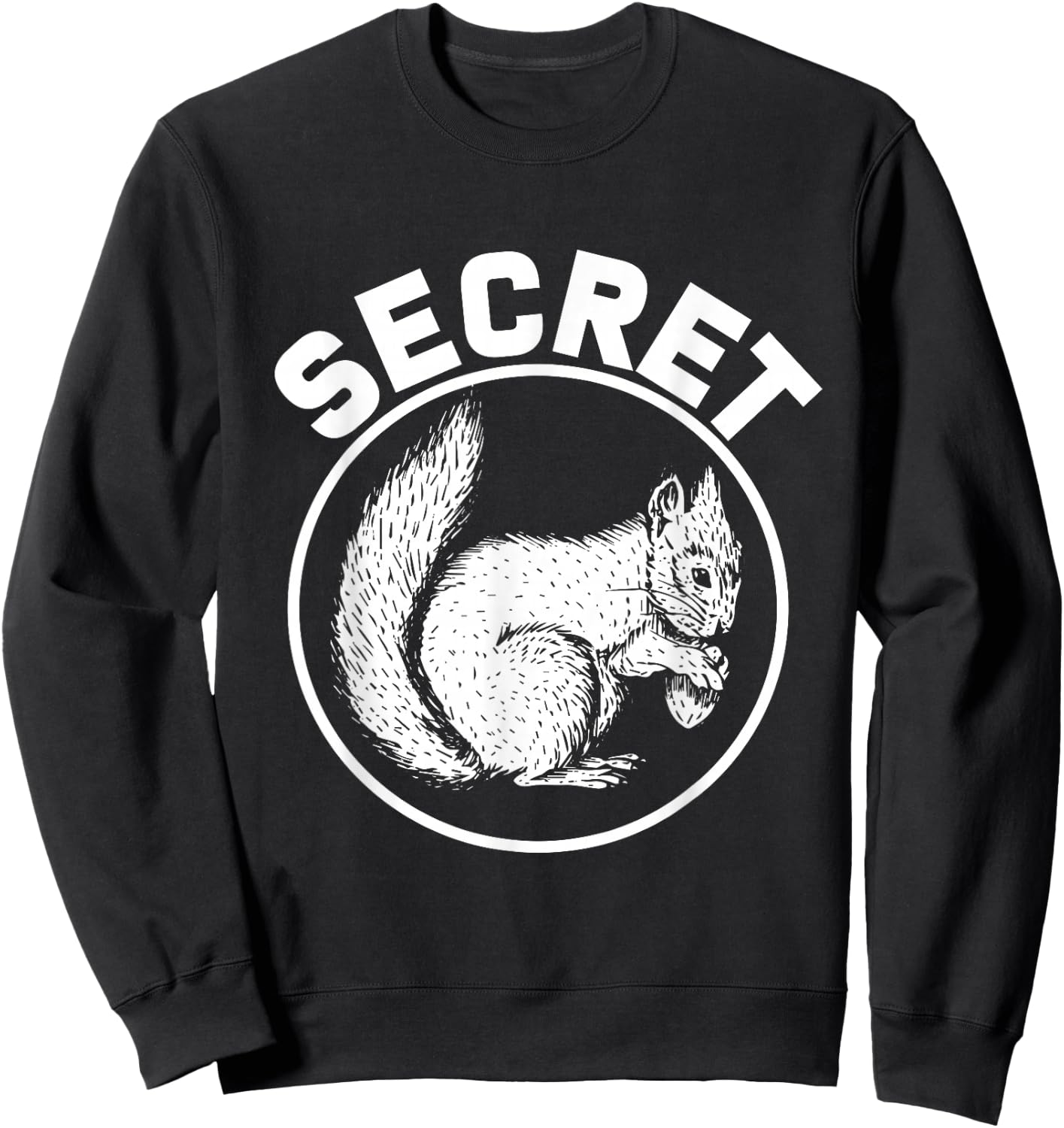Animal Gift Squirrel Sweatshirt - Sweatshirt | Black