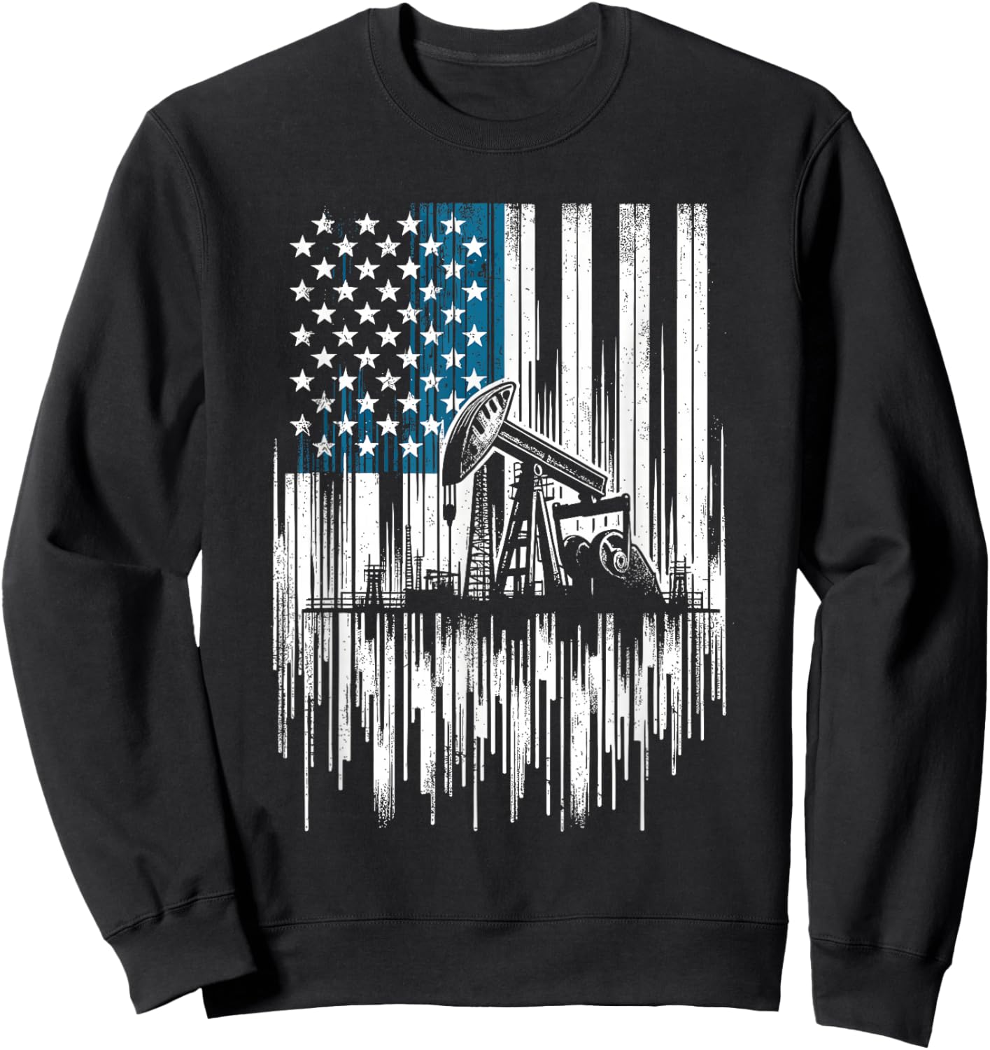 Oilfield Worker Sweatshirt - Sweatshirt | Black