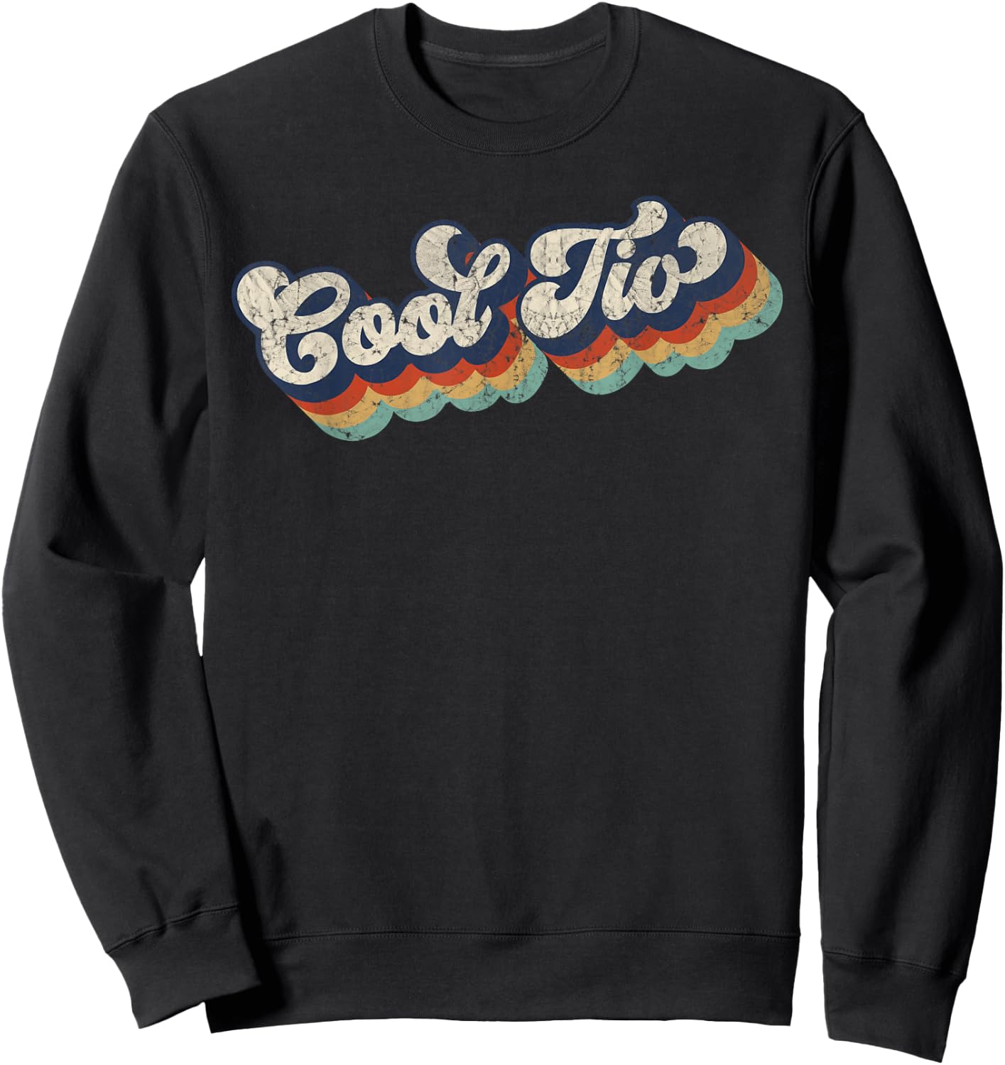Retro Cool Tio For Spanish Uncle New Uncle Sweatshirt - Sweatshirt | Black