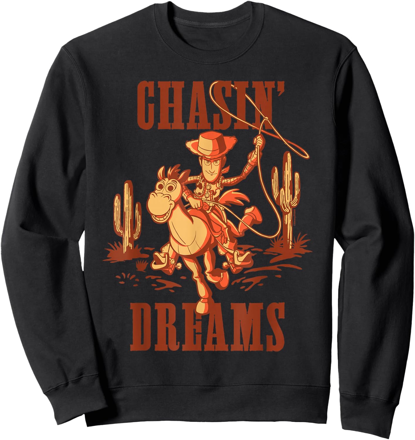 Disney and Pixar's Toy Story Woody & Bullseye Chasin' Dreams Sweatshirt - Sweatshirt | Black