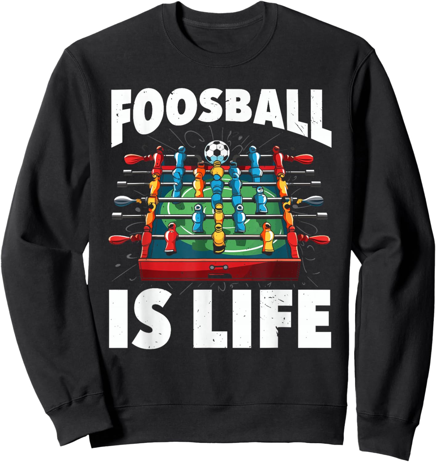 Foosball Table Soccer Table Top Game Table Football Sweatshirt - Sweatshirt | Black