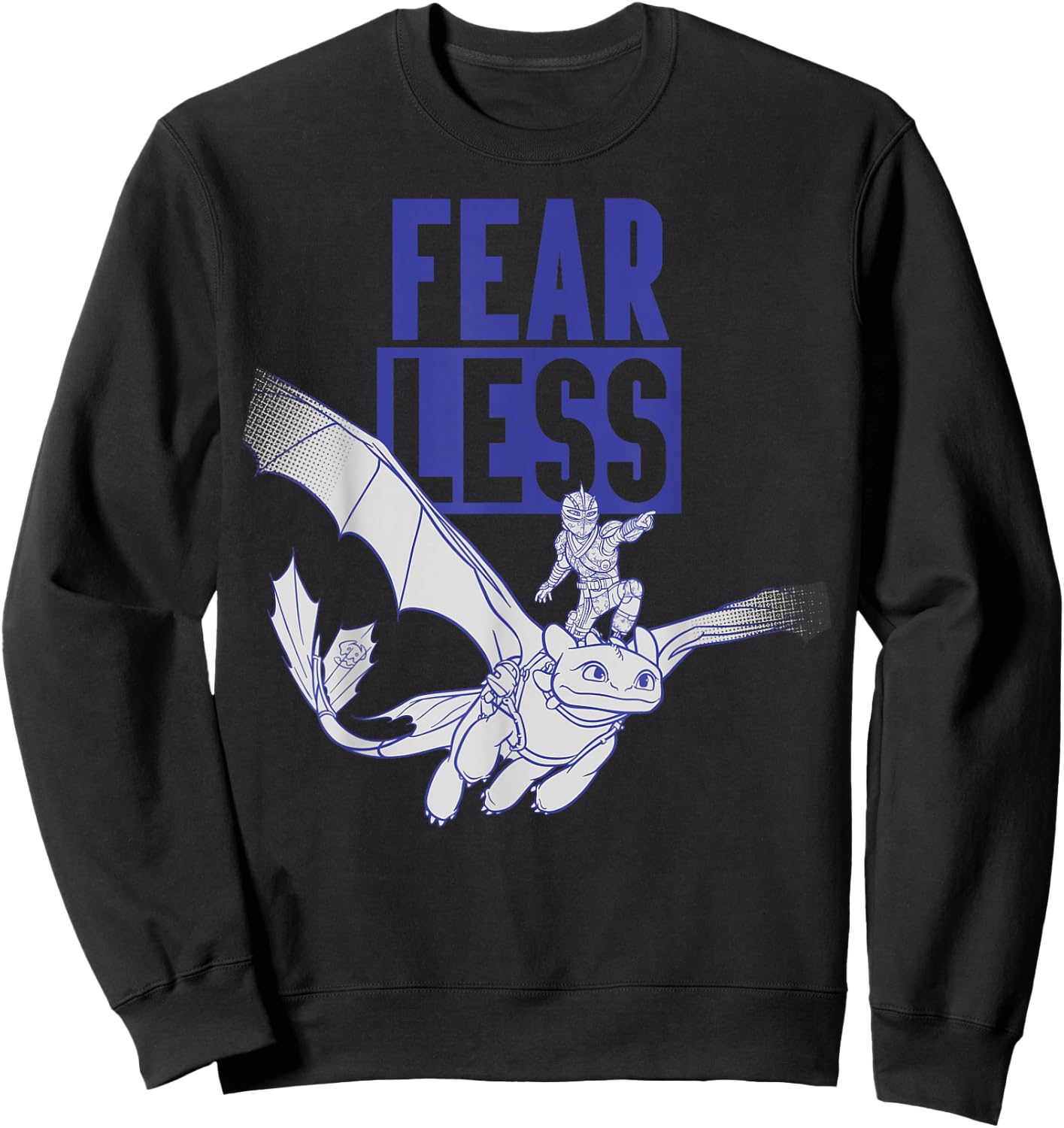How to Train Your Dragon 3 Hidden World Fear Less Sweatshirt - Sweatshirt | Black
