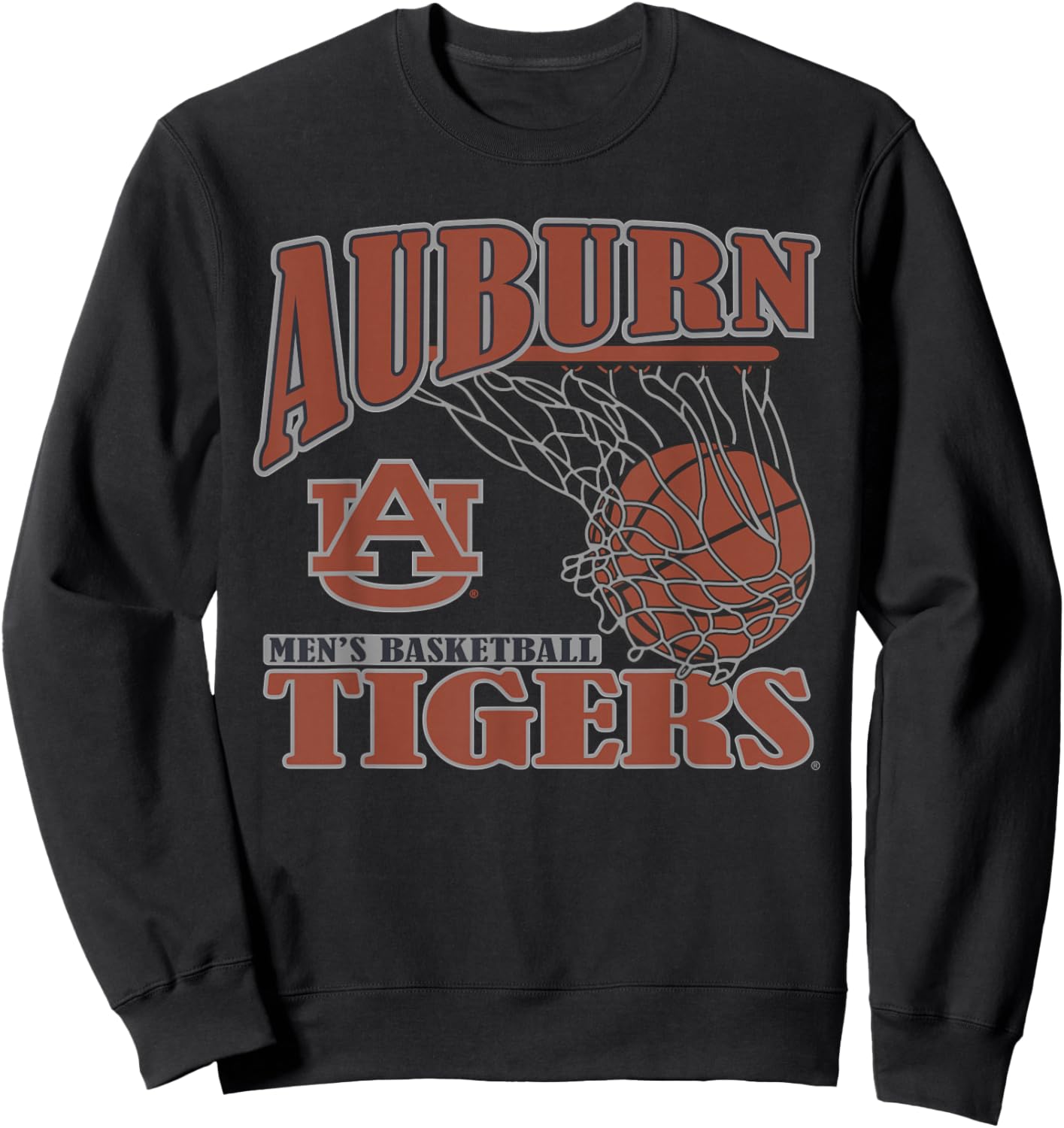 Auburn Tigers Men's Basketball Vintage Lift Navy Sweatshirt - Sweatshirt | Black