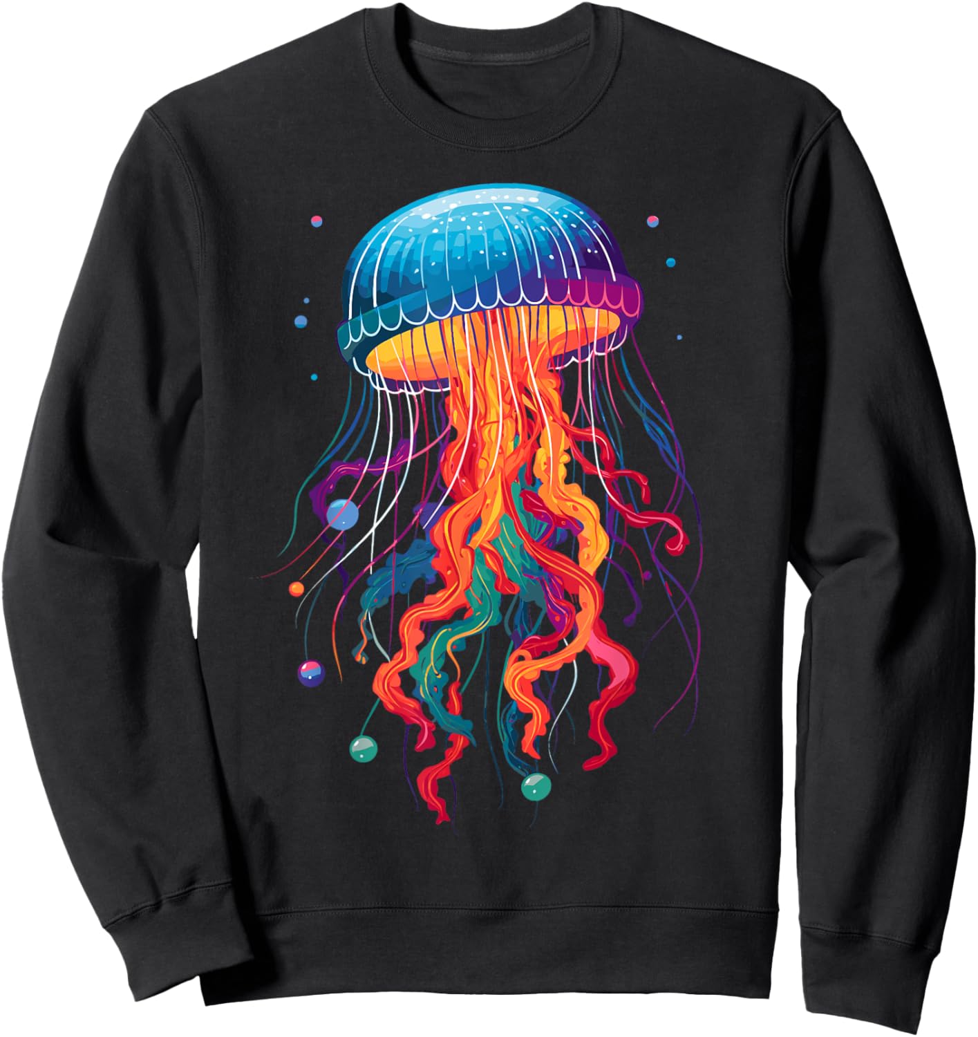 Jellyfish Ocean Animal Scuba Diving Jelly Fish Sweatshirt - Sweatshirt | Black