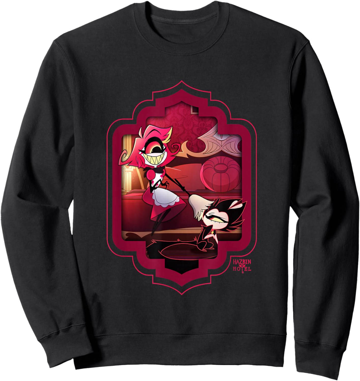 Hazbin Hotel - Niffy Sweatshirt - Sweatshirt | Black