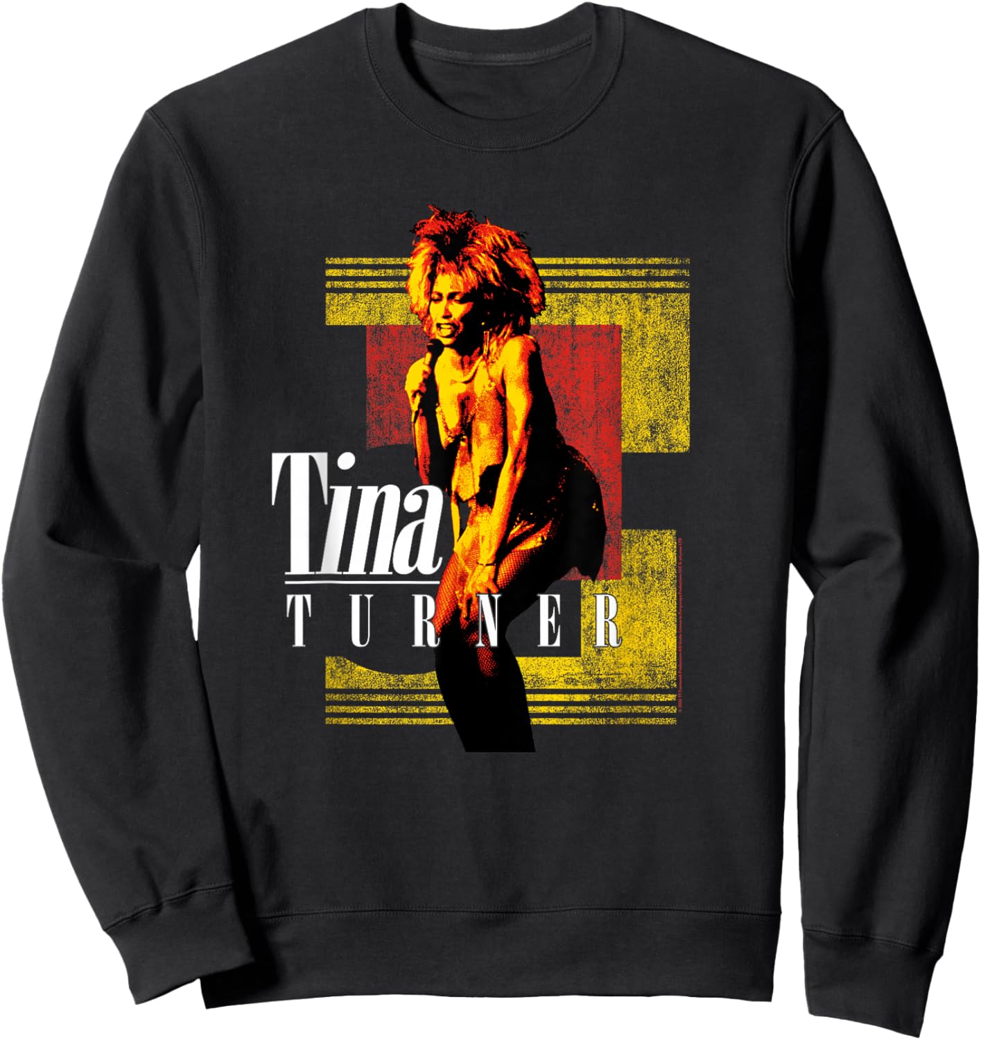 Red And Yellow Blocks Sweatshirt - Sweatshirt | Black