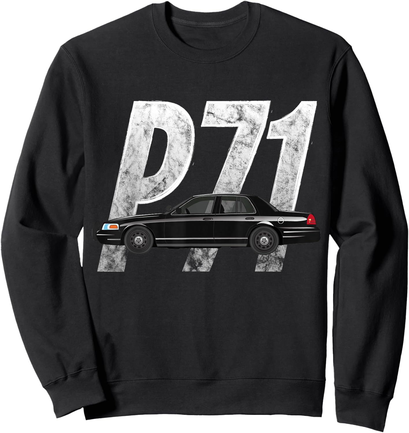 Crown Victoria P71 Cop Car Shirt Sweatshirt - Sweatshirt | Black