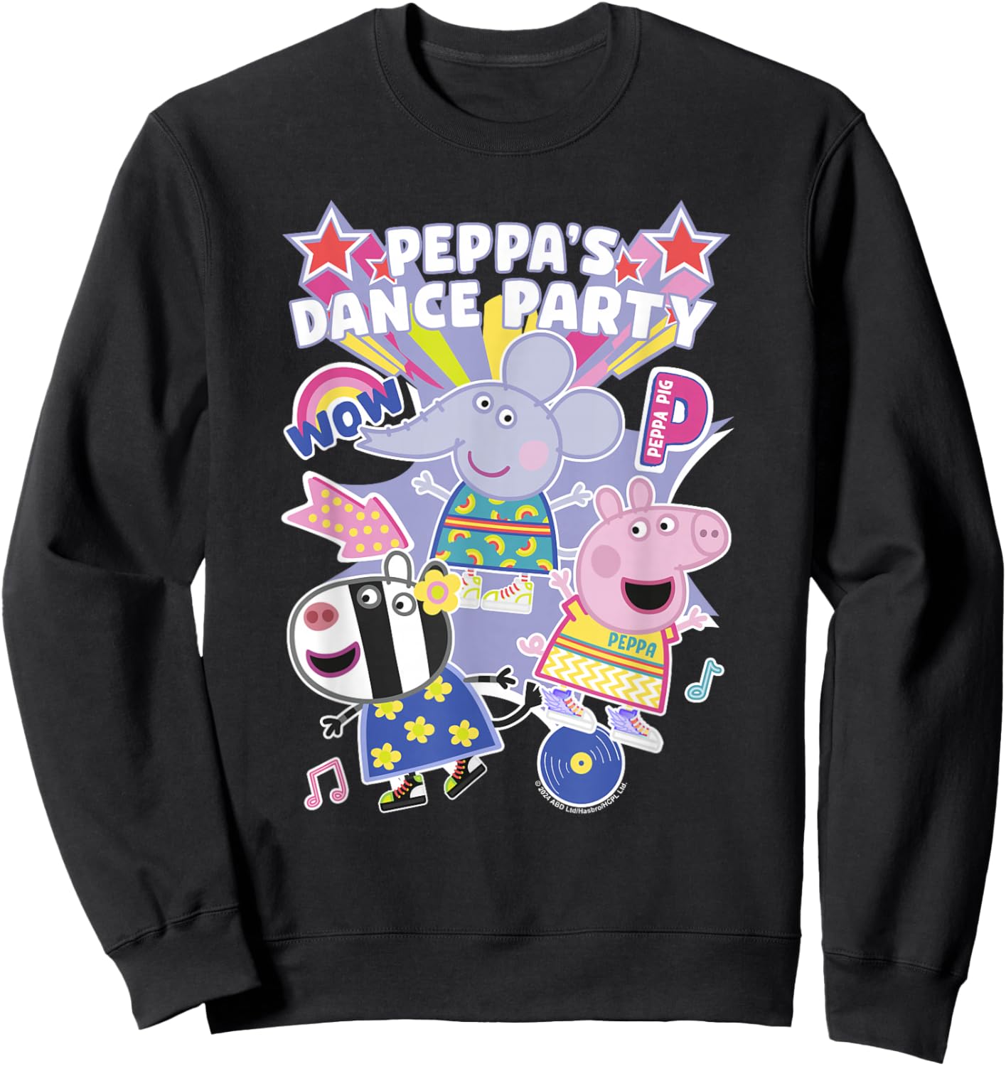 Peppa Wutz Peppa's Dance Party AMAZON EXCLUSIVE Sweatshirt - Sweatshirt | Black