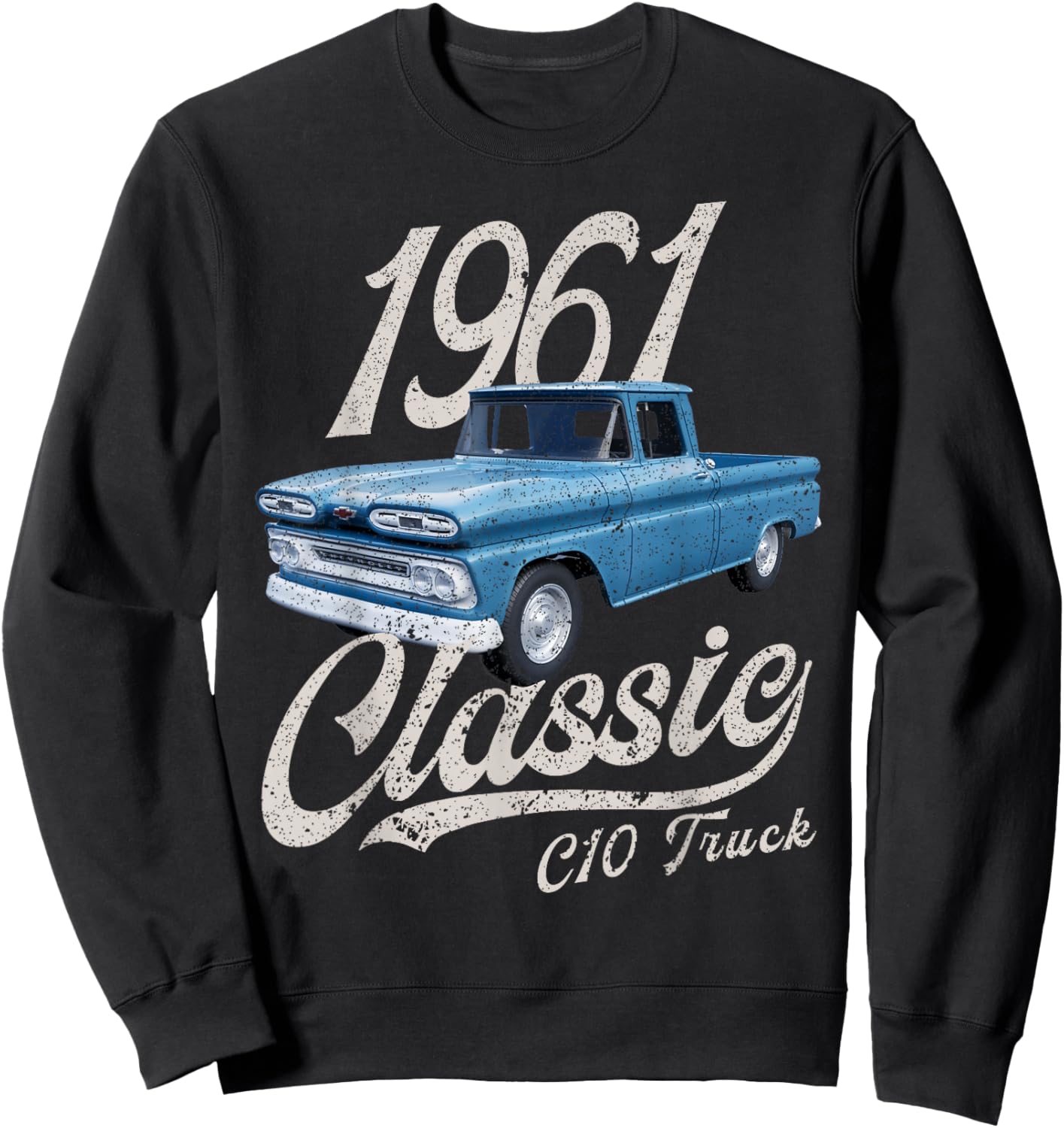 1961 61 c10 TRUCK Sweatshirt - Sweatshirt | Black