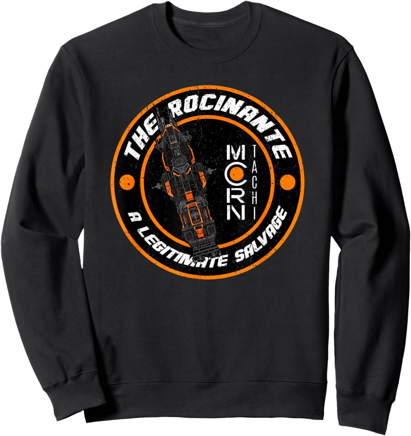 Vintage Retro The Rocinante A Legitimate Salvage Sweatshirt - Sweatshirt | Black