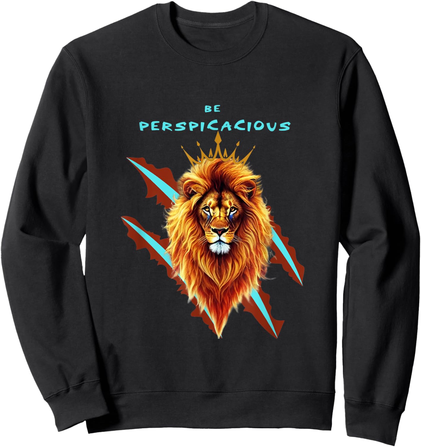 Be Perspicacious About Things Around You Modern Sweatshirt - Sweatshirt | Black