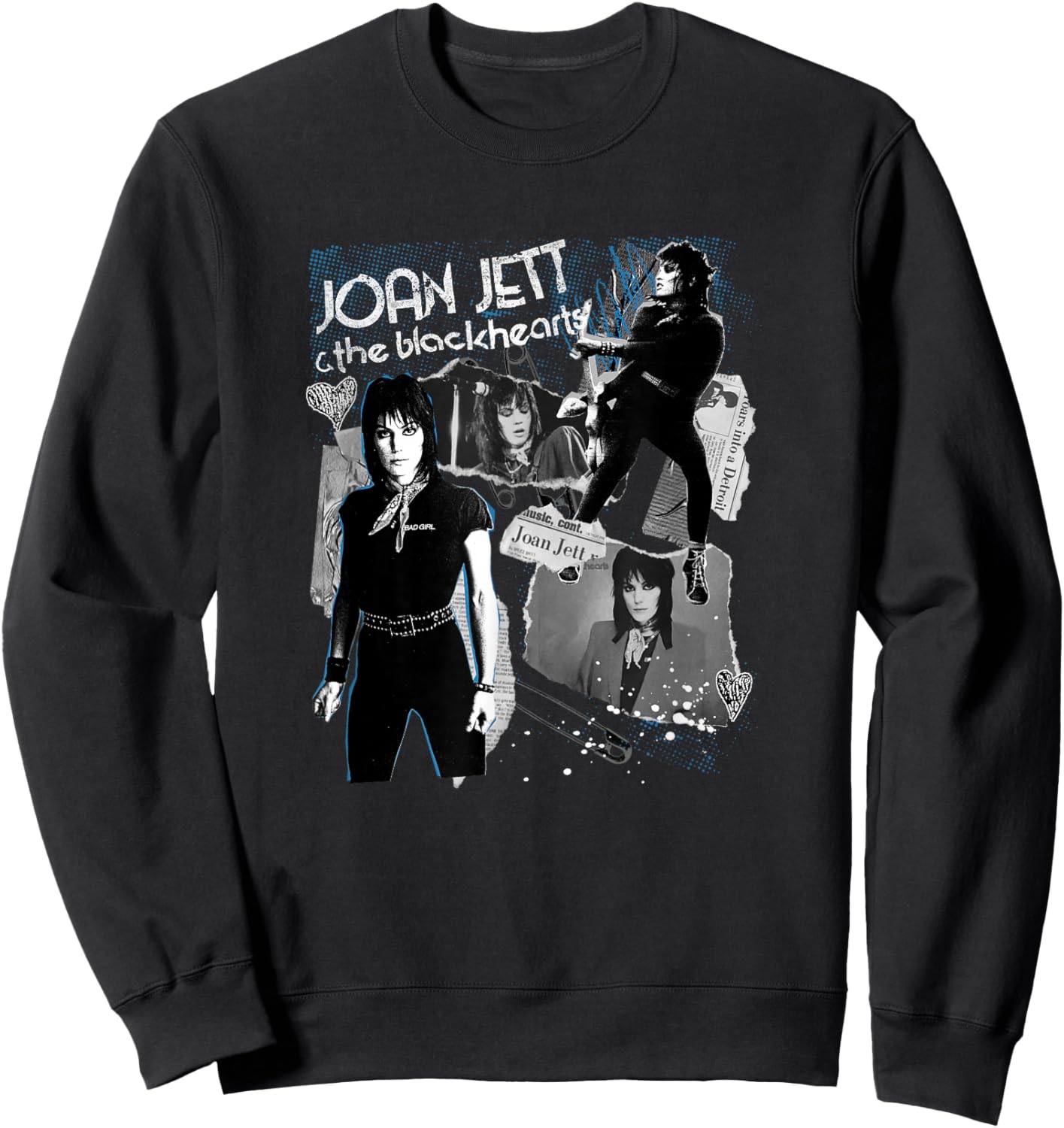 Joan Jett und die Blackhearts - Collage 2026 Tour Sweatshirt - Sweatshirt | Black