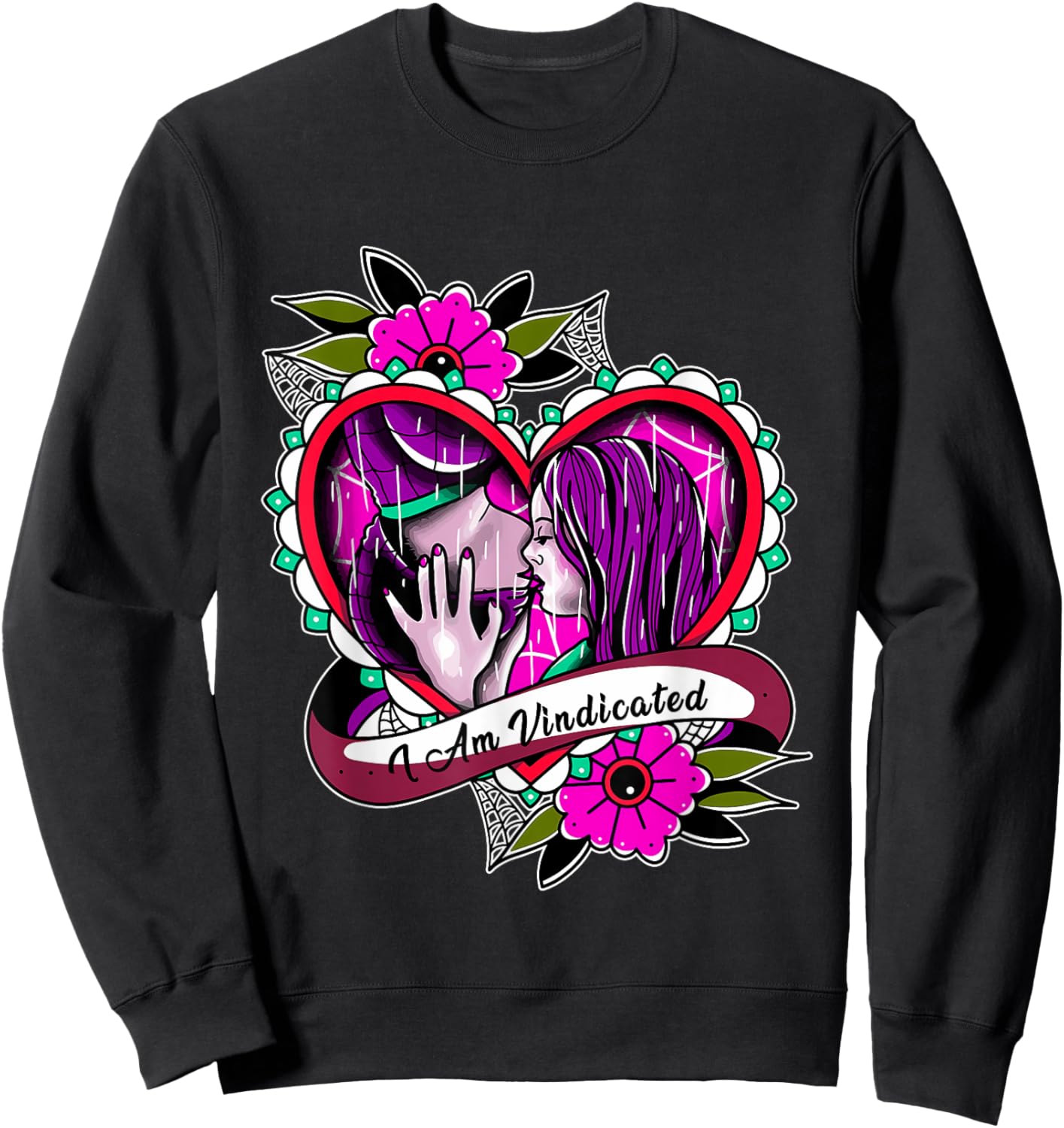 I Am Vindicated Funny Halloween Sweatshirt - Sweatshirt | Black