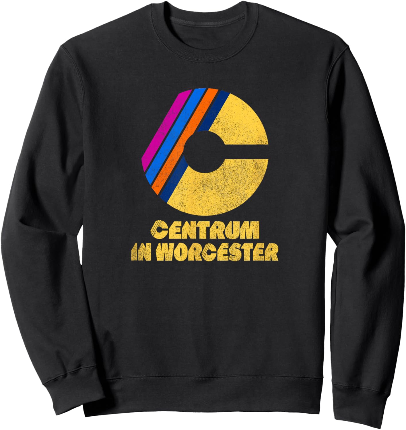 Worcester Centrum Concert Venue Retro Sports Arena Funny Sweatshirt - Sweatshirt | Black