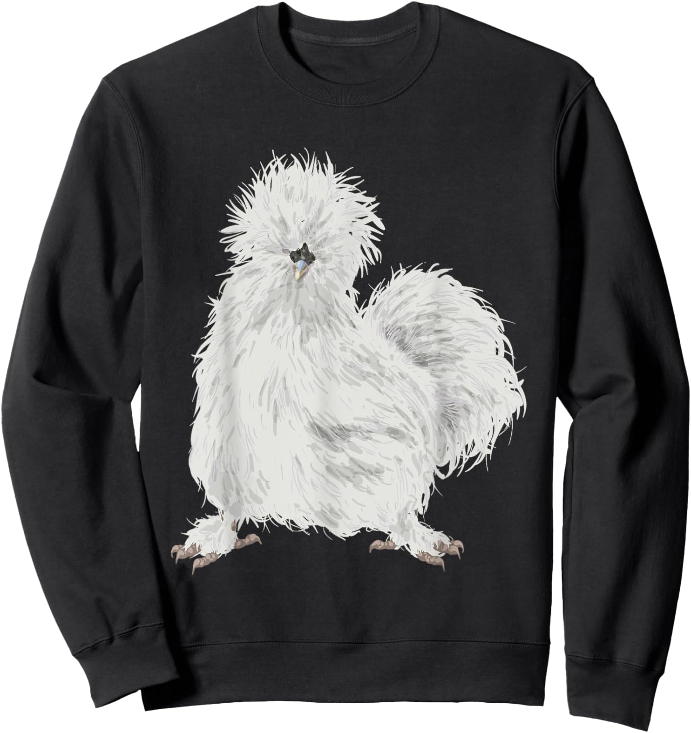 Silkie Chicken Sweatshirt - Sweatshirt | Black