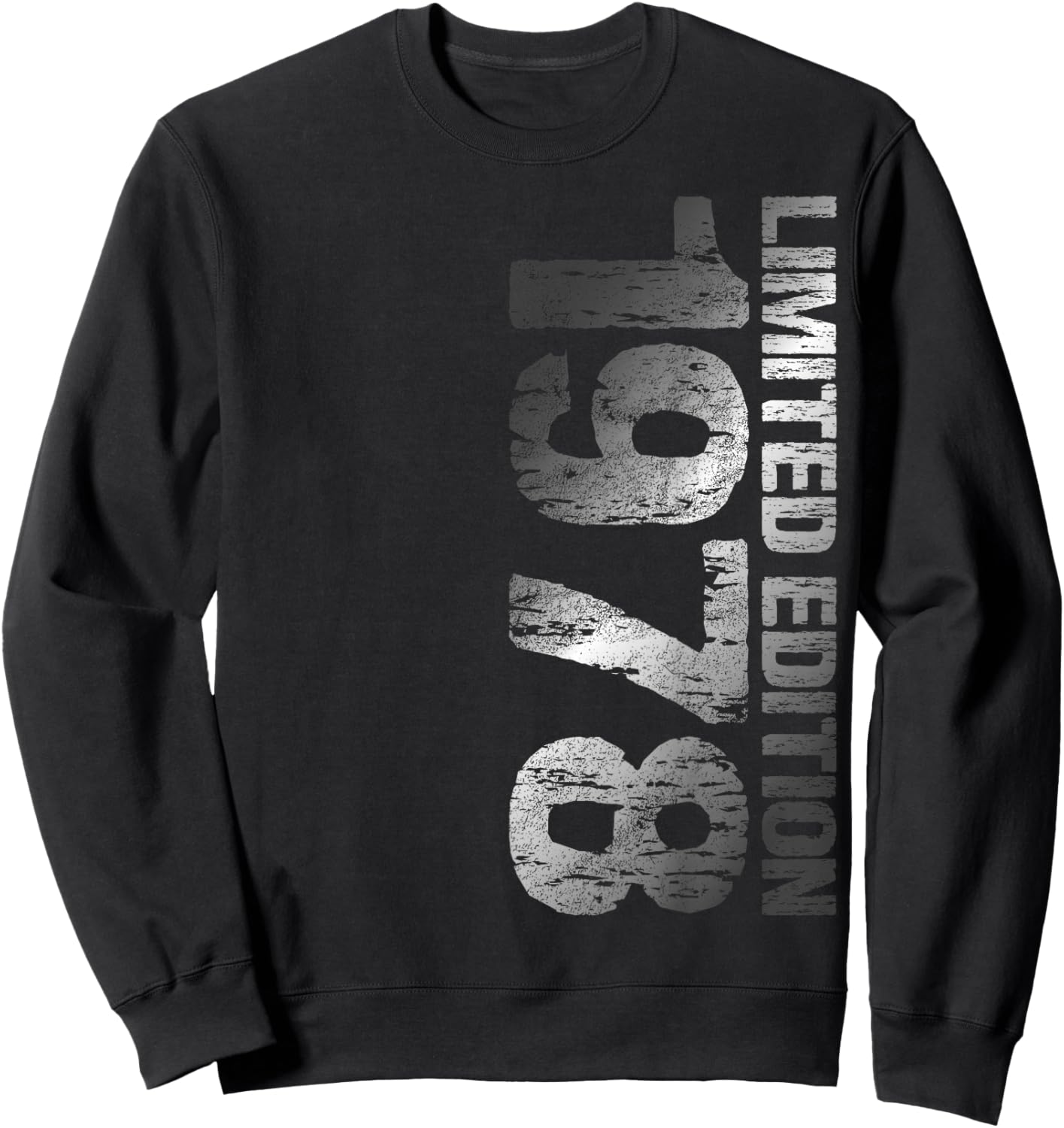 1978 Limited Edition 47th Birthday 1978 Man Woman 47 Sweatshirt - Sweatshirt | Black