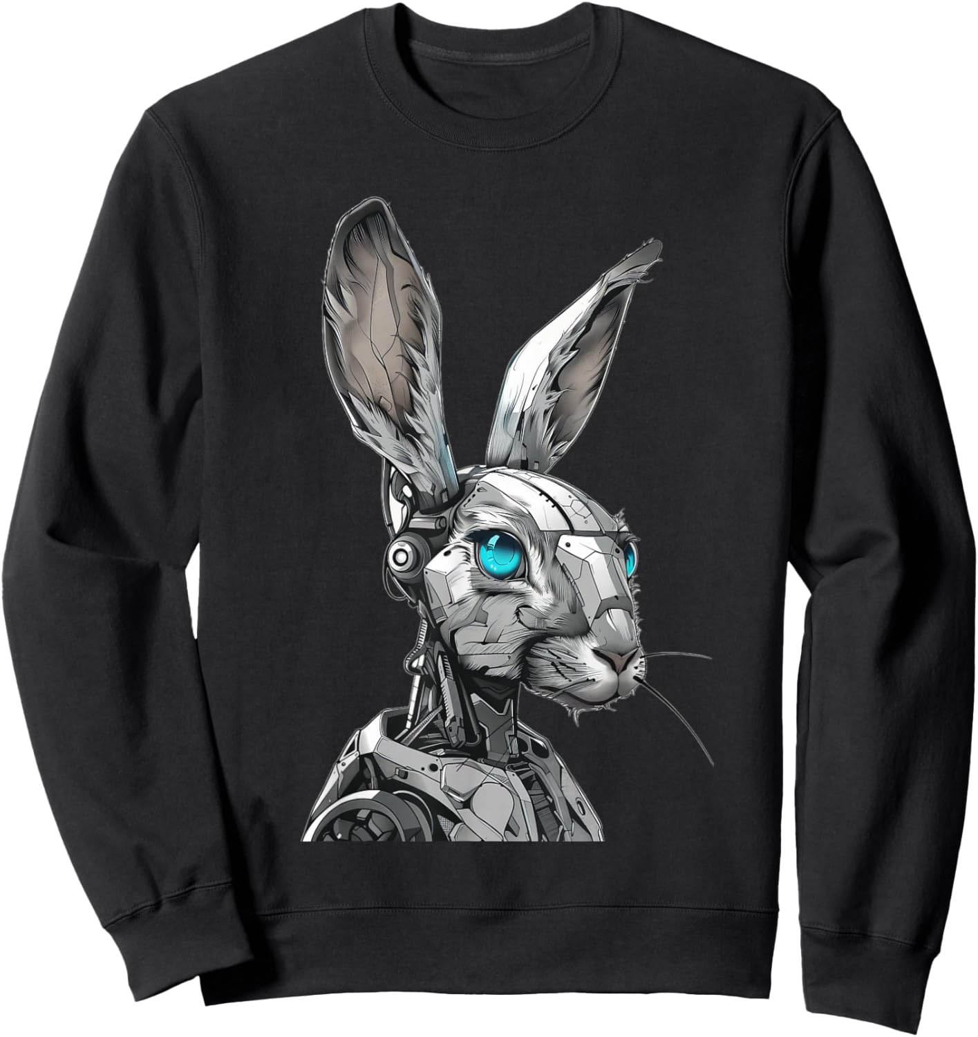 Rabbit Robot Sweatshirt - Sweatshirt | Black