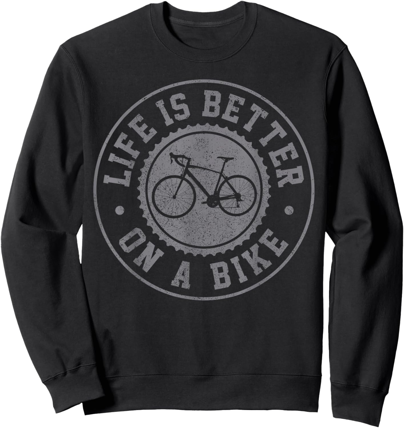 Bicycle Road Bike Cycling Road Cyclist Cyclist Gift Sweatshirt - Sweatshirt | Black