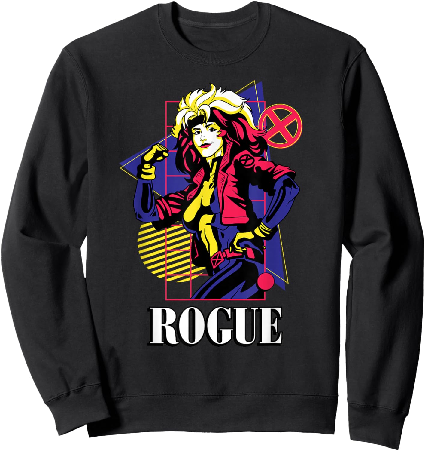 Marvel Super Heroes Valentine X-Men Couples Matching Rogue Sweatshirt - Sweatshirt | Black