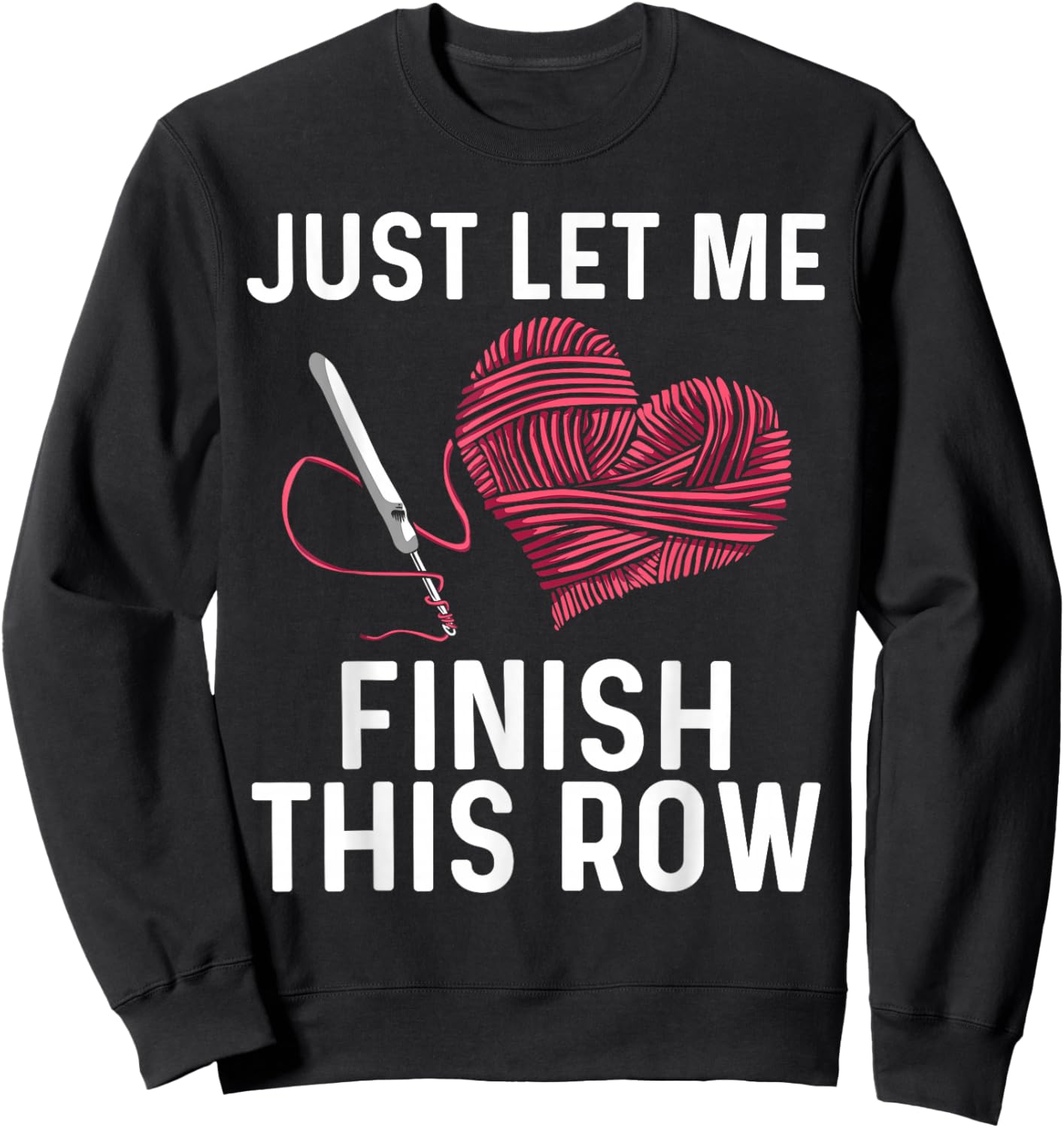 Best Crocheting Art Women Crocheter Crochet Lover Sweatshirt - Sweatshirt | Black