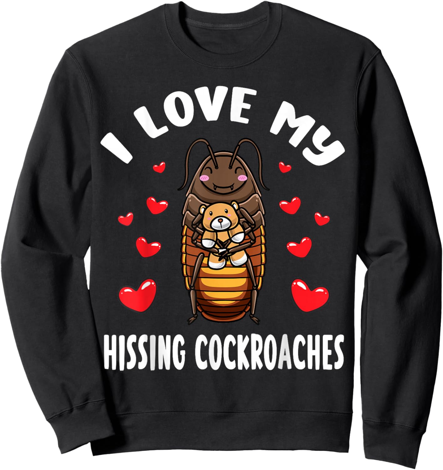 Madagascar Frog Cockroach Sweatshirt - Sweatshirt | Black