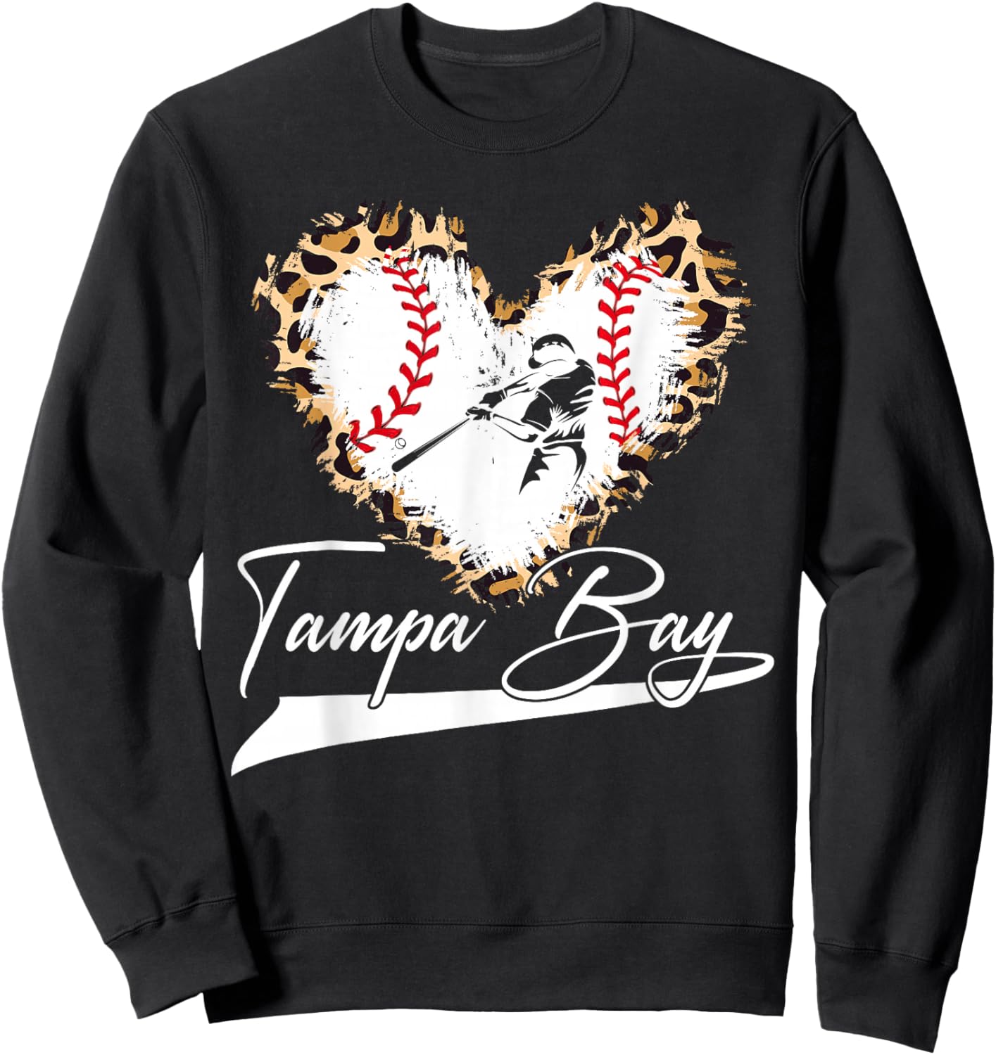 Tamba Bay Souvenir Heart Outfit I Love Tamba Bay Sweatshirt - Sweatshirt | Black